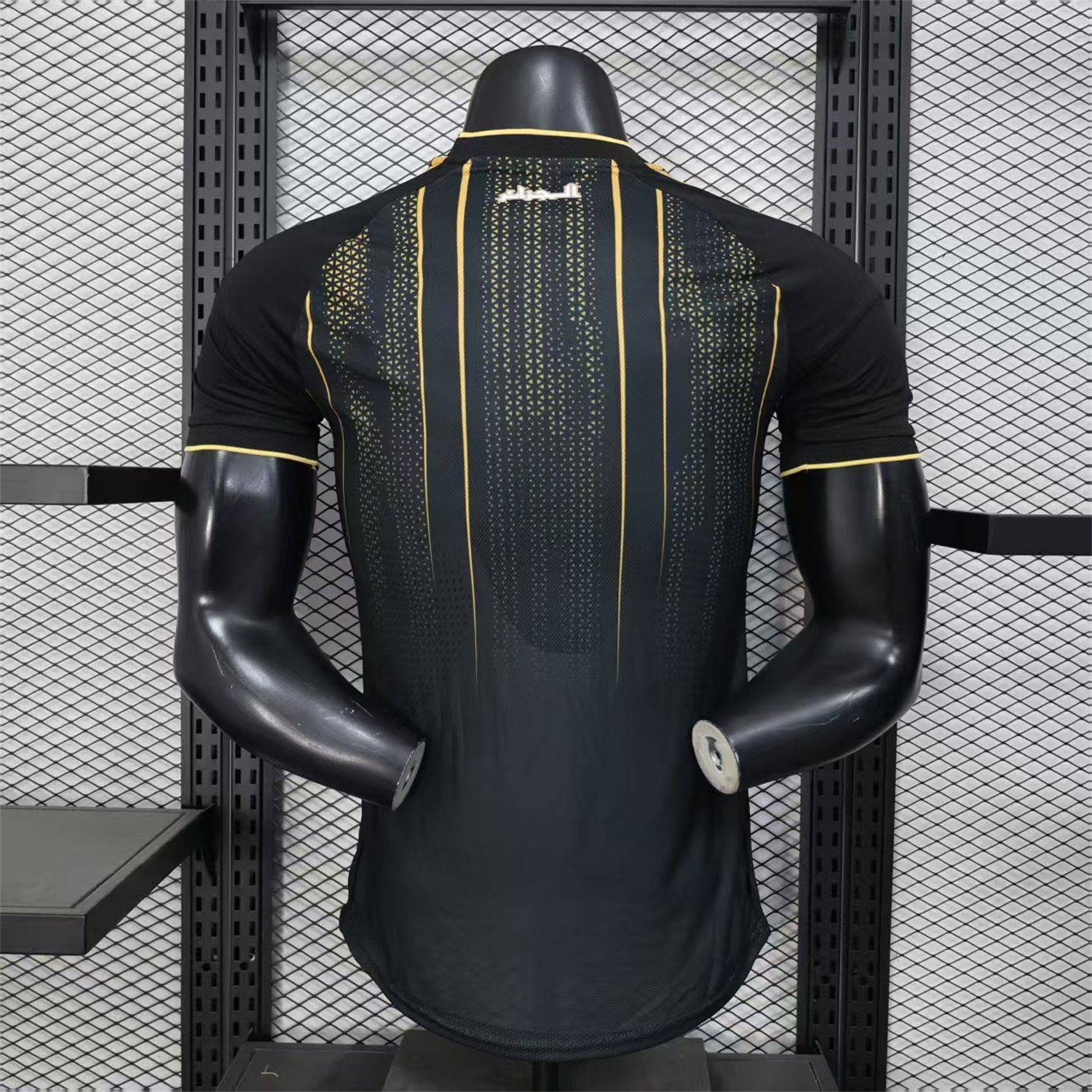 AlphaJersey-Algeria 2026 Black And Gold Special Jersey - Player Version