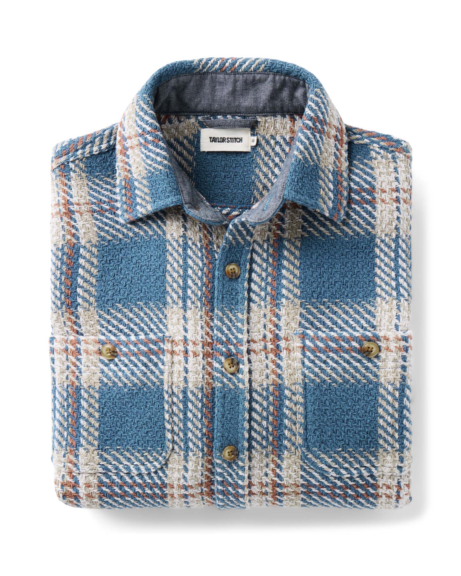 The Cutter Overshirt in Ocean Plaid | Modern Menswear by yycbvcnbmmnbm