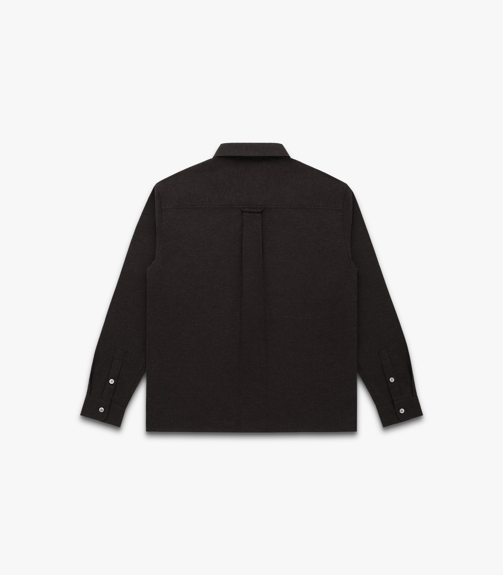 Carmine Flannel Twill Cotton Shirt | Modern Menswear by yycbvcnbmmnbm
