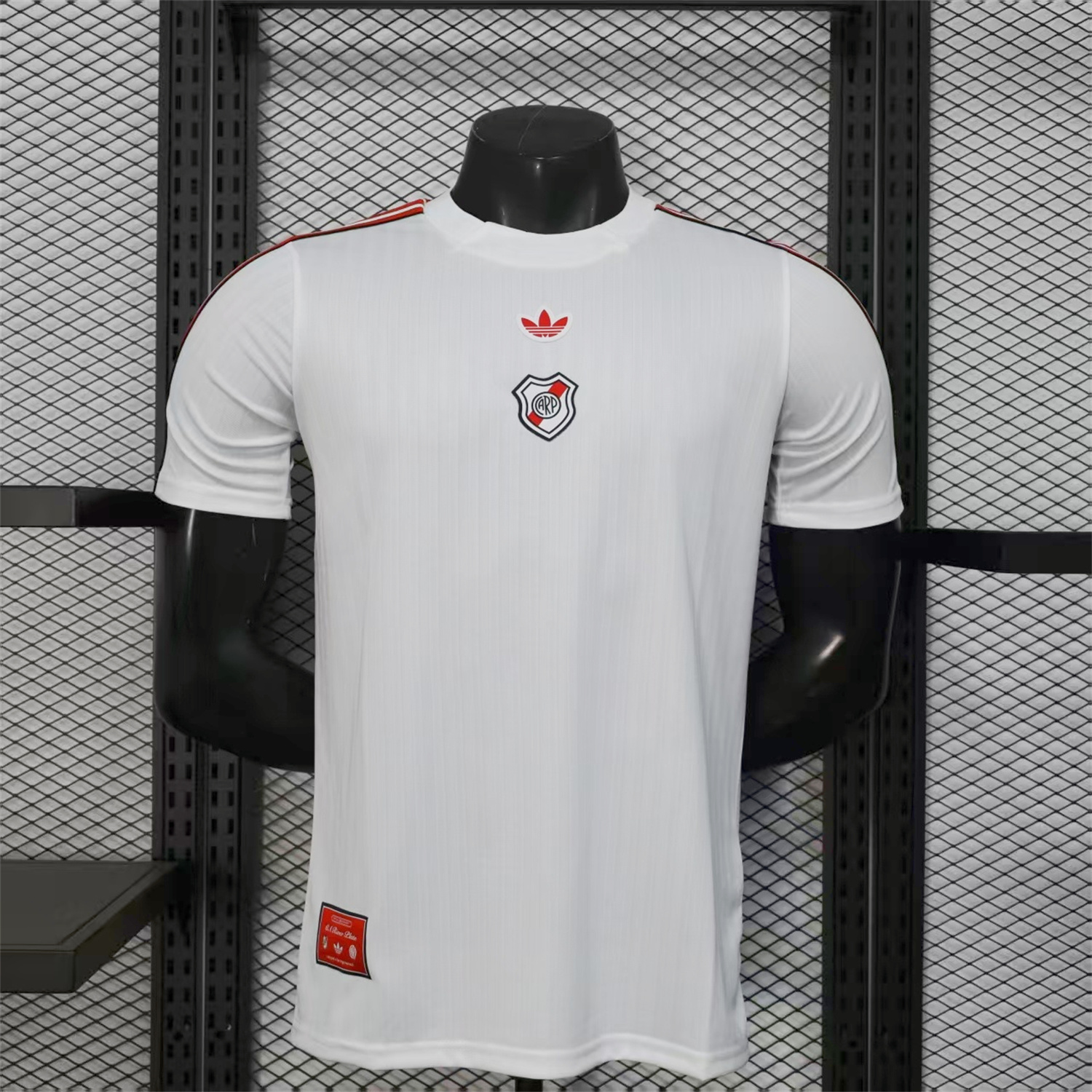 AlphaJersey-River Plate 25-26 Originals Terrace Icon White Jersey - Player Version