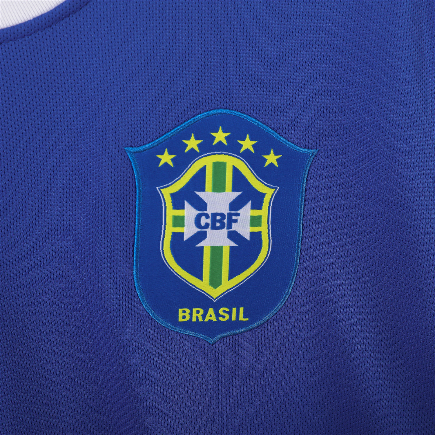 AlphaJersey-Retro Brazil 2006 Away Blue Jersey