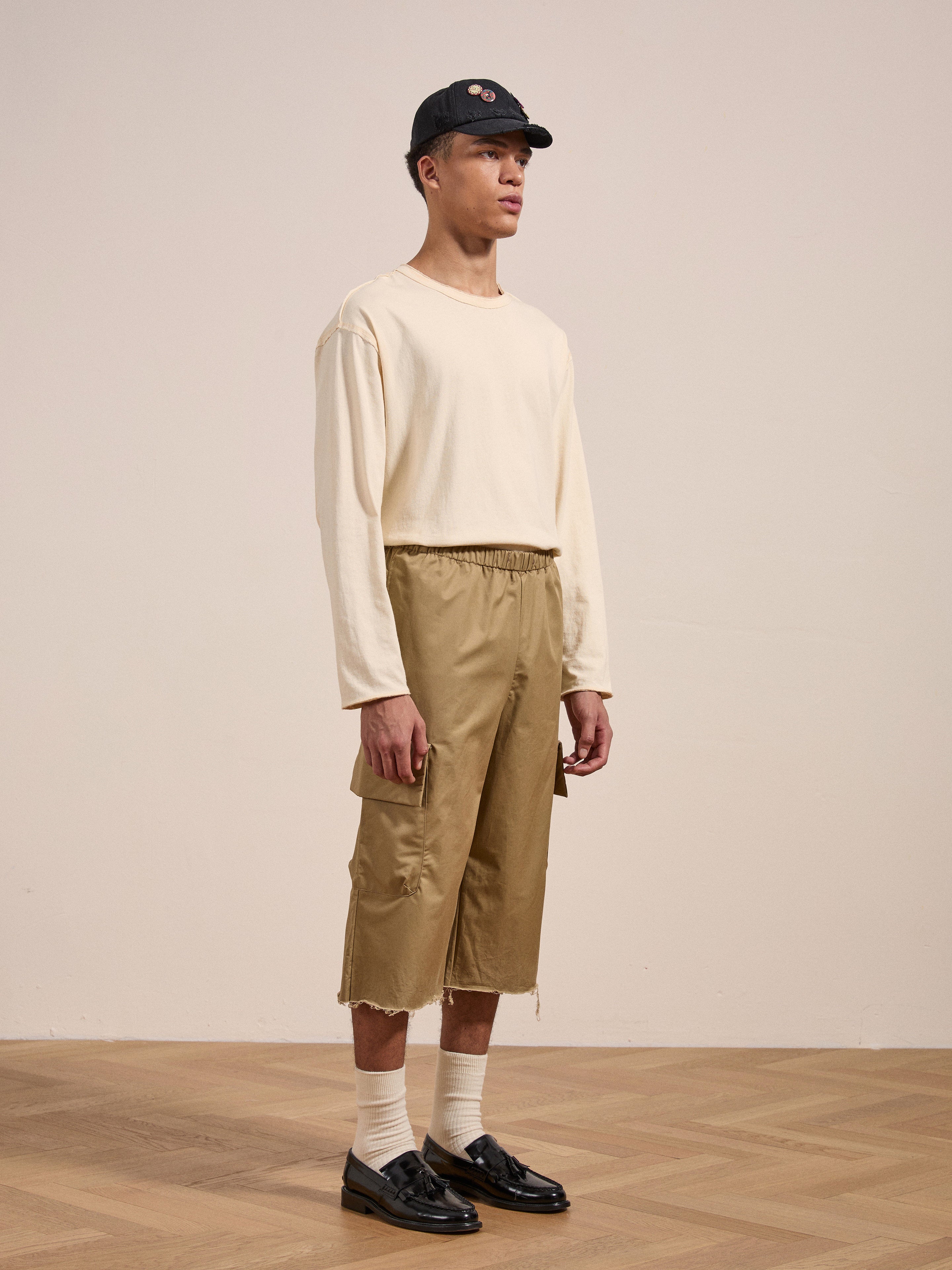 Long Twill Cargo Shorts | Modern Menswear by yycbvcnbmmnbm