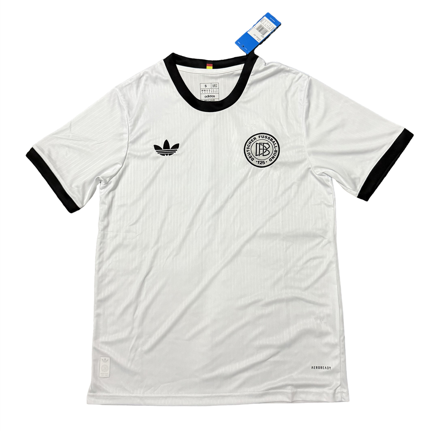 AlphaJersey-Germany 2025 125-Year Anniversary White Men's Adult Jersey Set - Fans Version