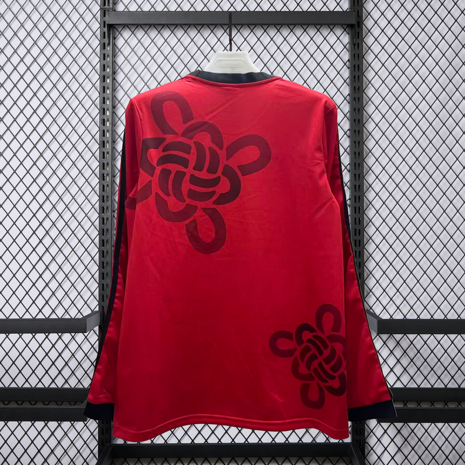AlphaJersey-Manchester United 25-26 Chinese Knot Red Special Long Sleeves Jersey - Fans Version