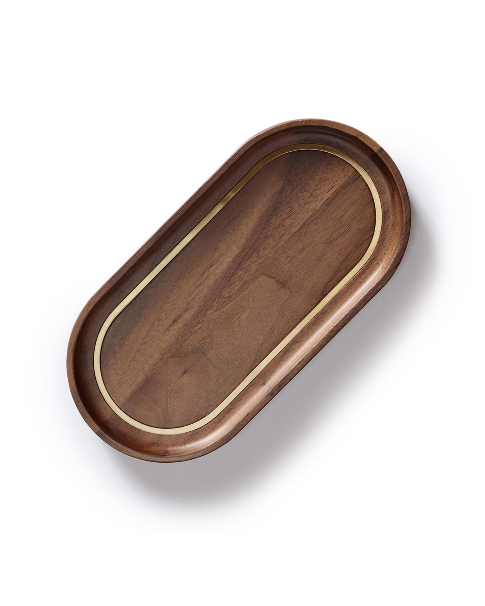 The Valet Tray in Walnut and Brass | Modern Menswear by yycbvcnbmmnbm