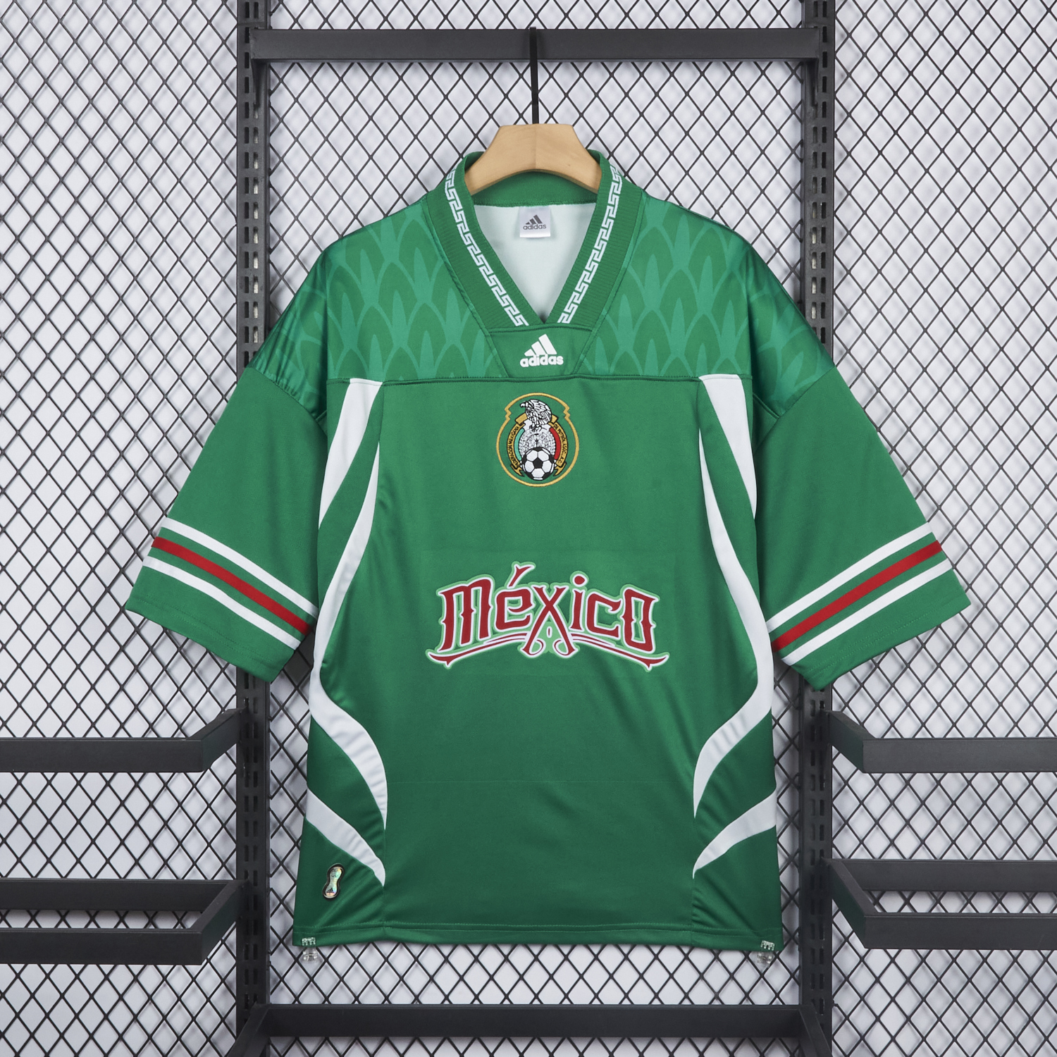 AlphaJersey-Mexico 2026 Retro Style Green Jersey - Fans Version
