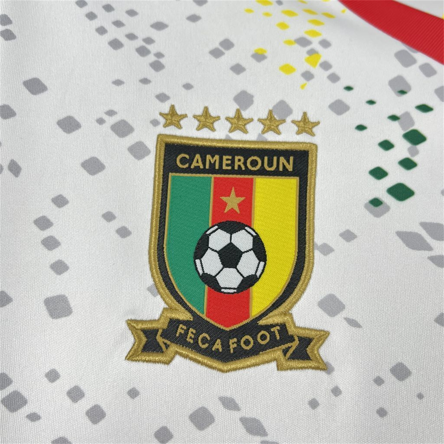 AlphaJersey-Cameroon 2026 Away White Jersey - Fans Version