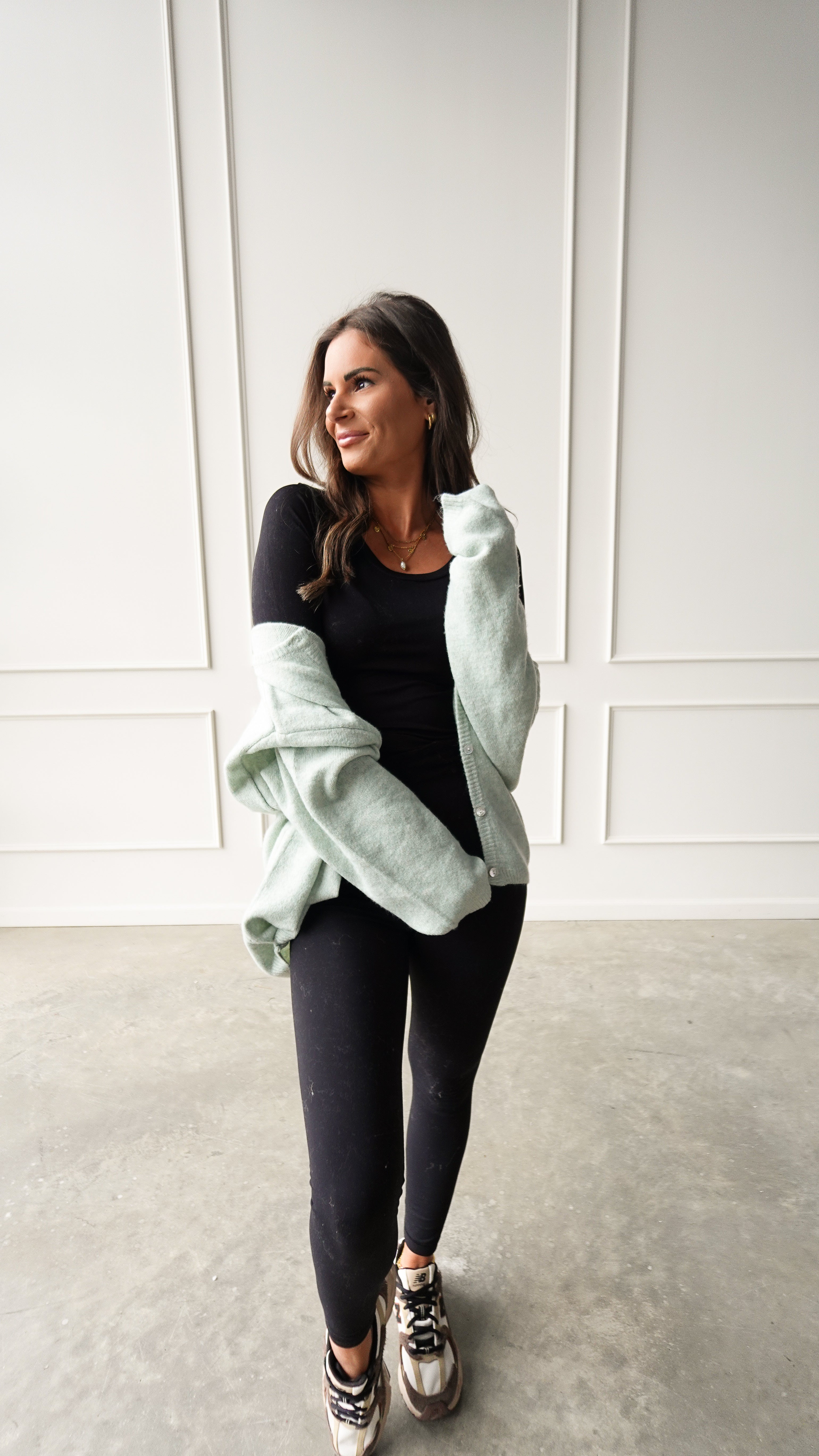 Mint Green Cardigan | Elegant Women's Fashion by coolavocek