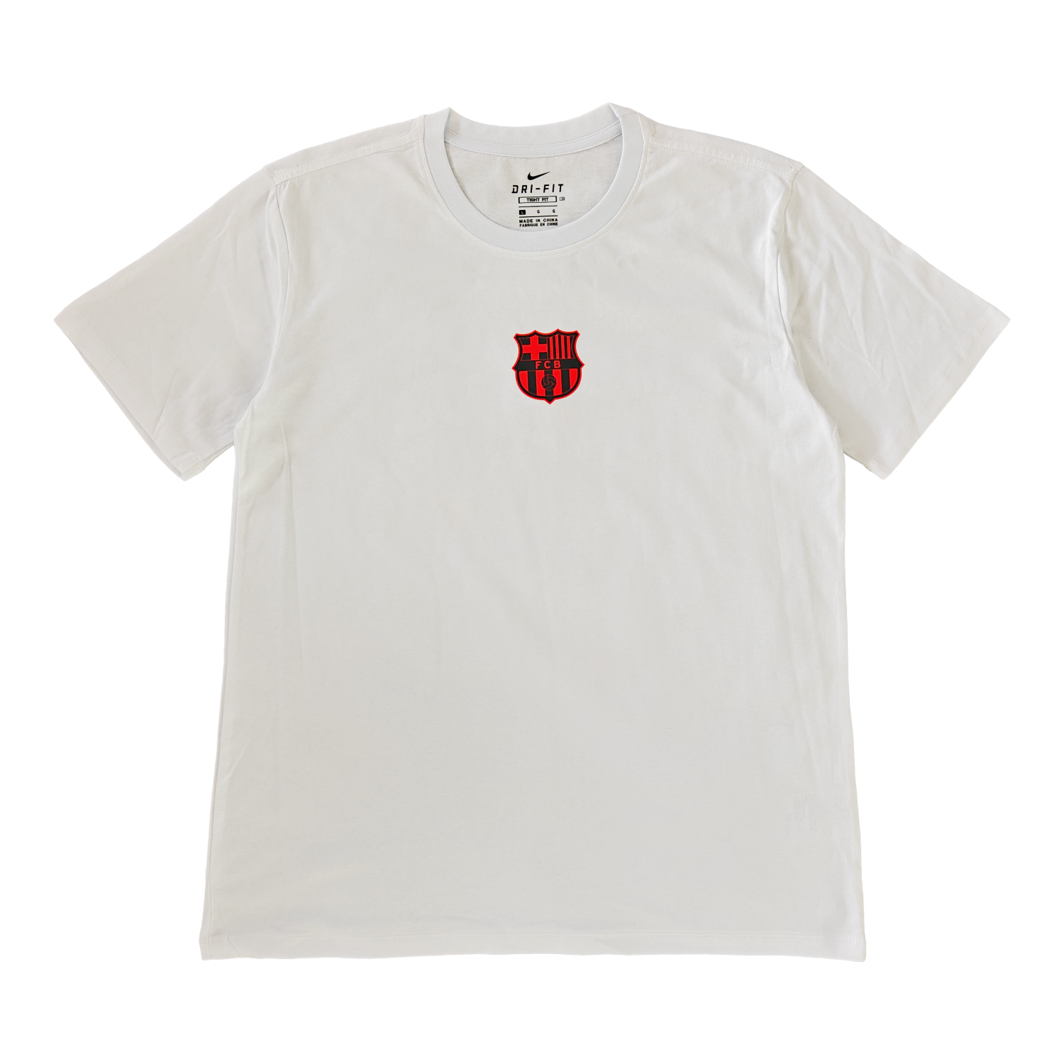 AlphaJersey-Barcelona Més Que Un Club Skateboard Aesthetics T-shirt【White】