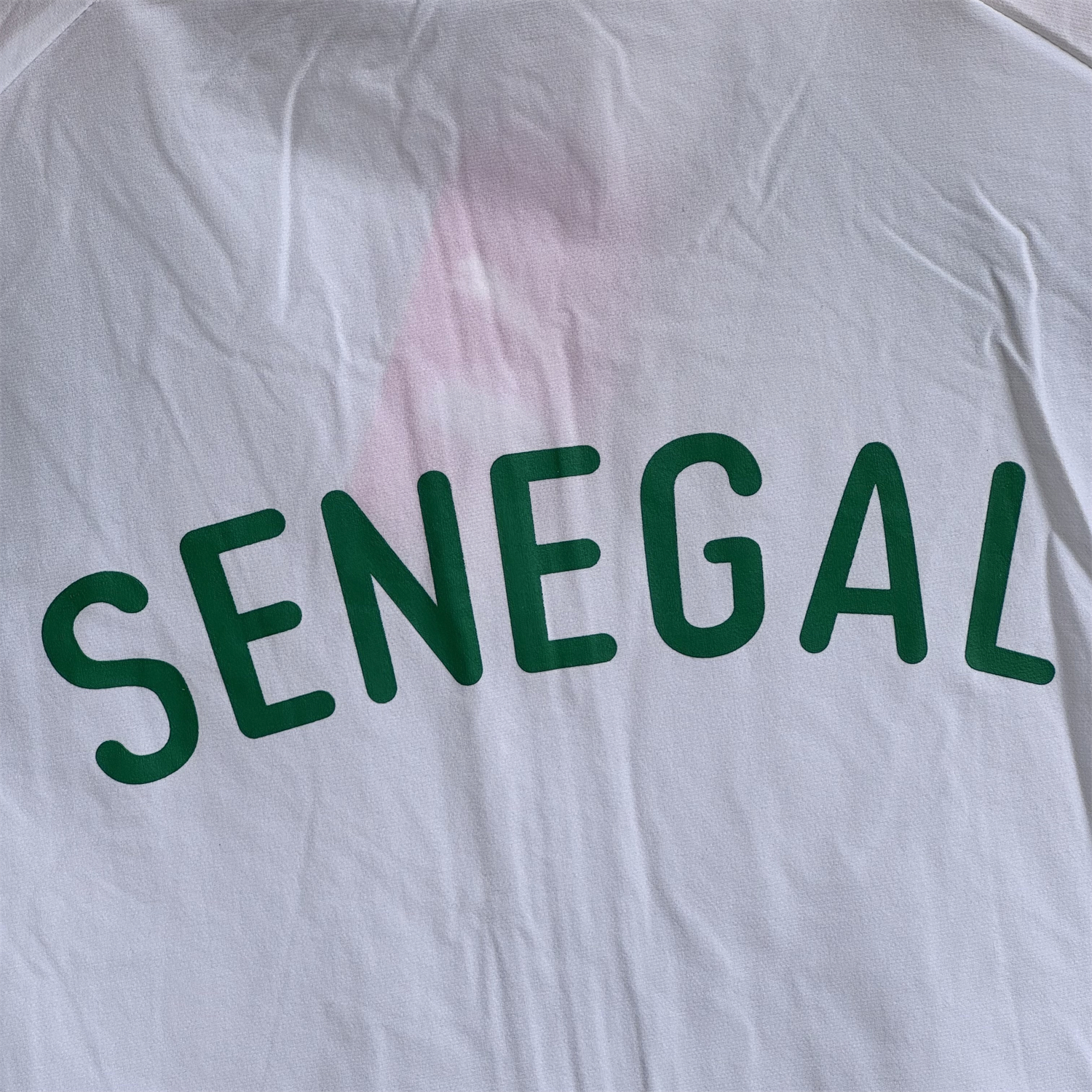 AlphaJersey-Senegal 2026 Windbreaker Training Set - White Top and Green Pants