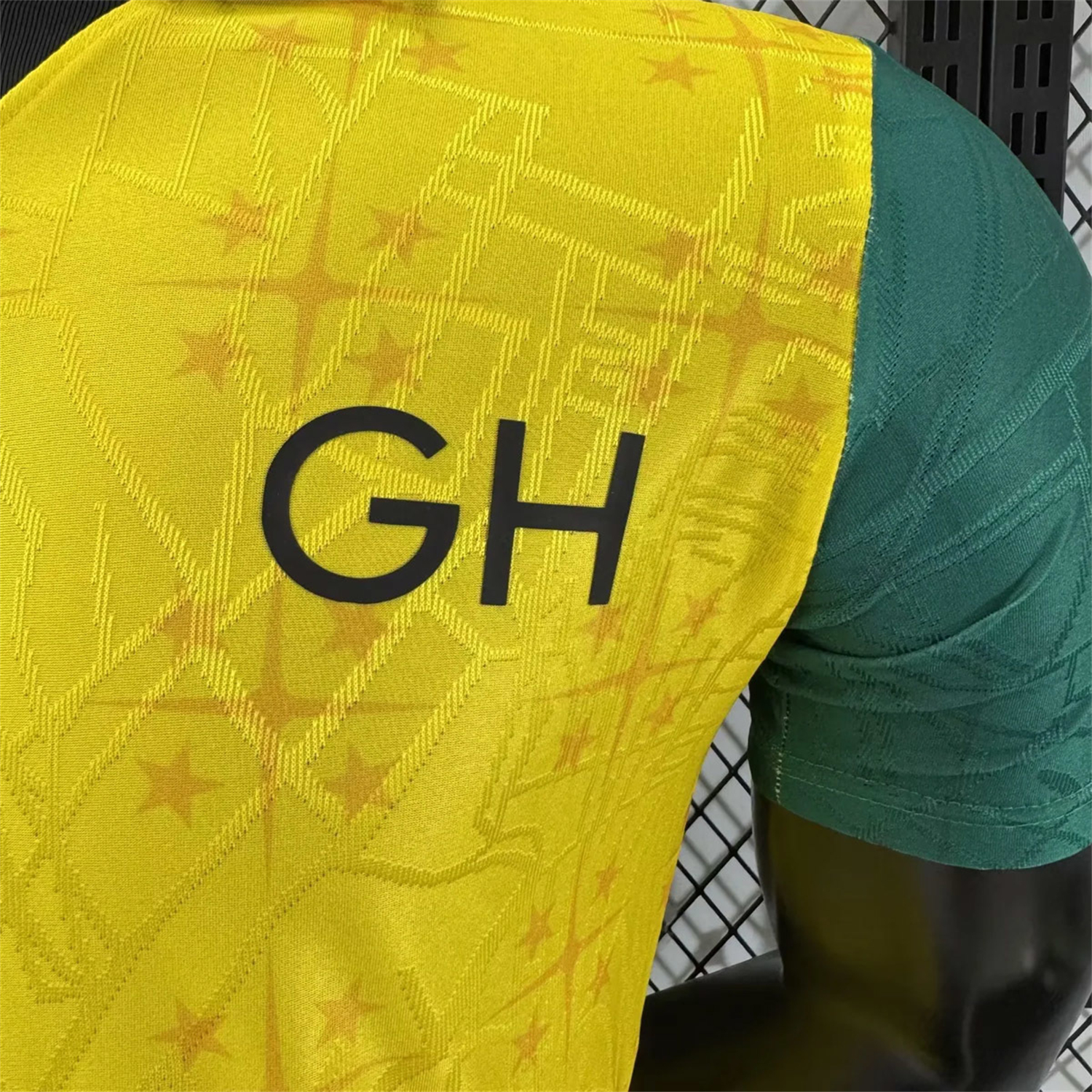 AlphaJersey-Ghana 2026 Coat Of Arms Yellow Special Jersey - Player Version