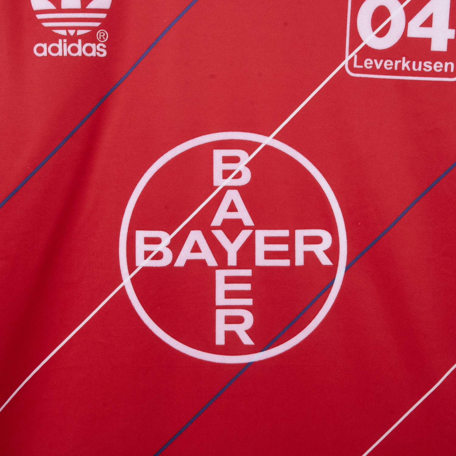 AlphaJersey-Retro Bayer 04 Leverkusen 1987-88 Home Red Jersey