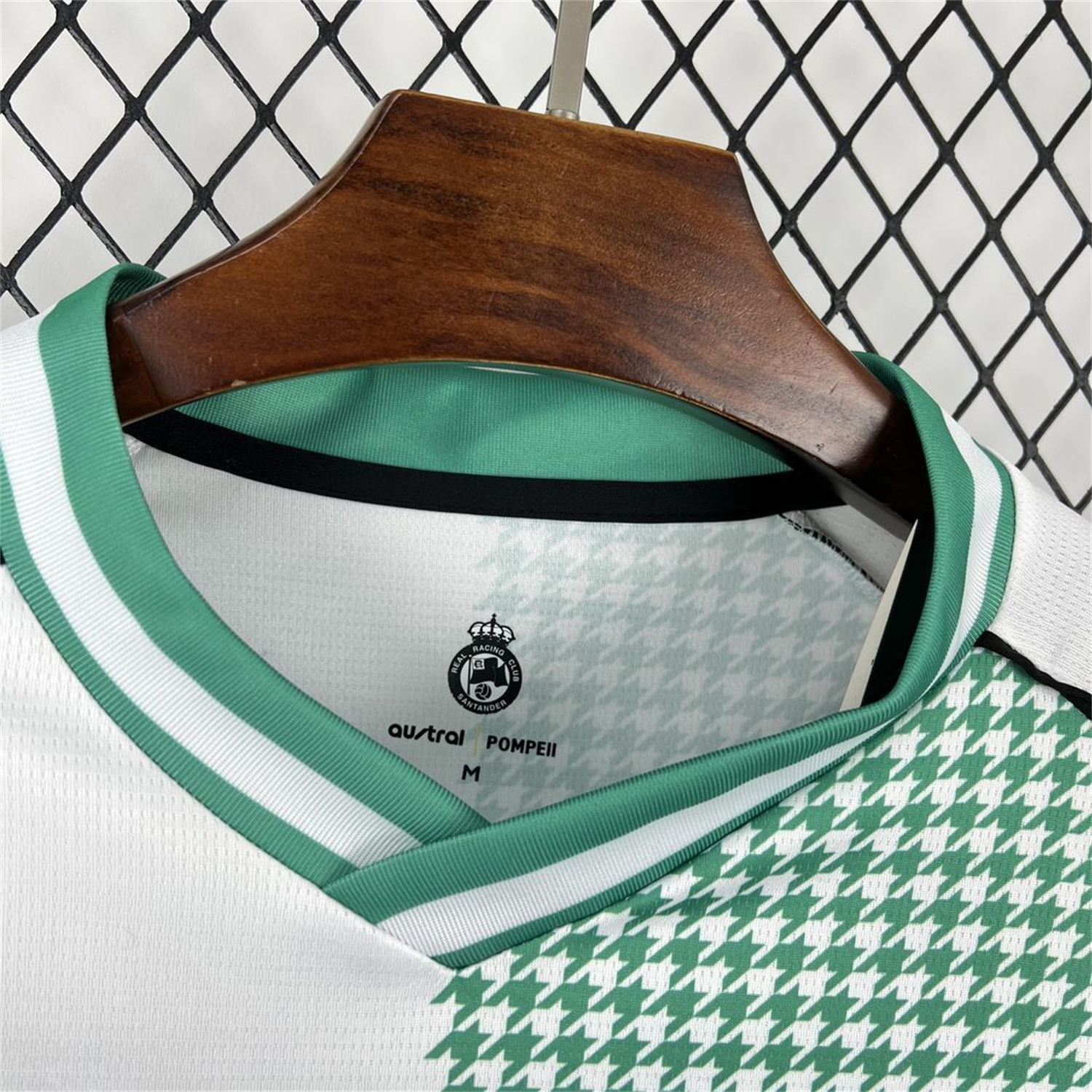AlphaJersey-Racing de Santander 25-26 White And Green Special Jersey - Fans Version
