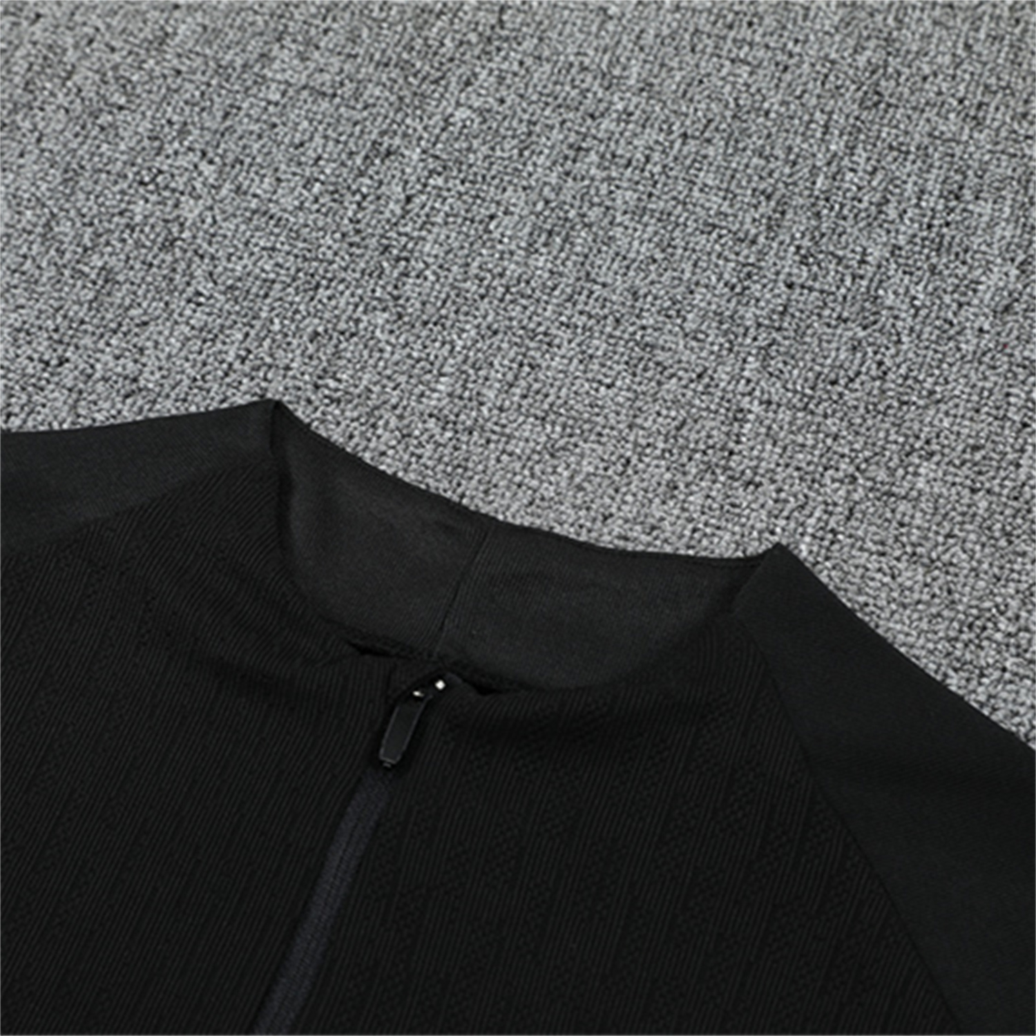 AlphaJersey-Paris Saint-Germain PSG 25-26 Jordan Long Sleeve Training Set - Pure Black Top & Pants