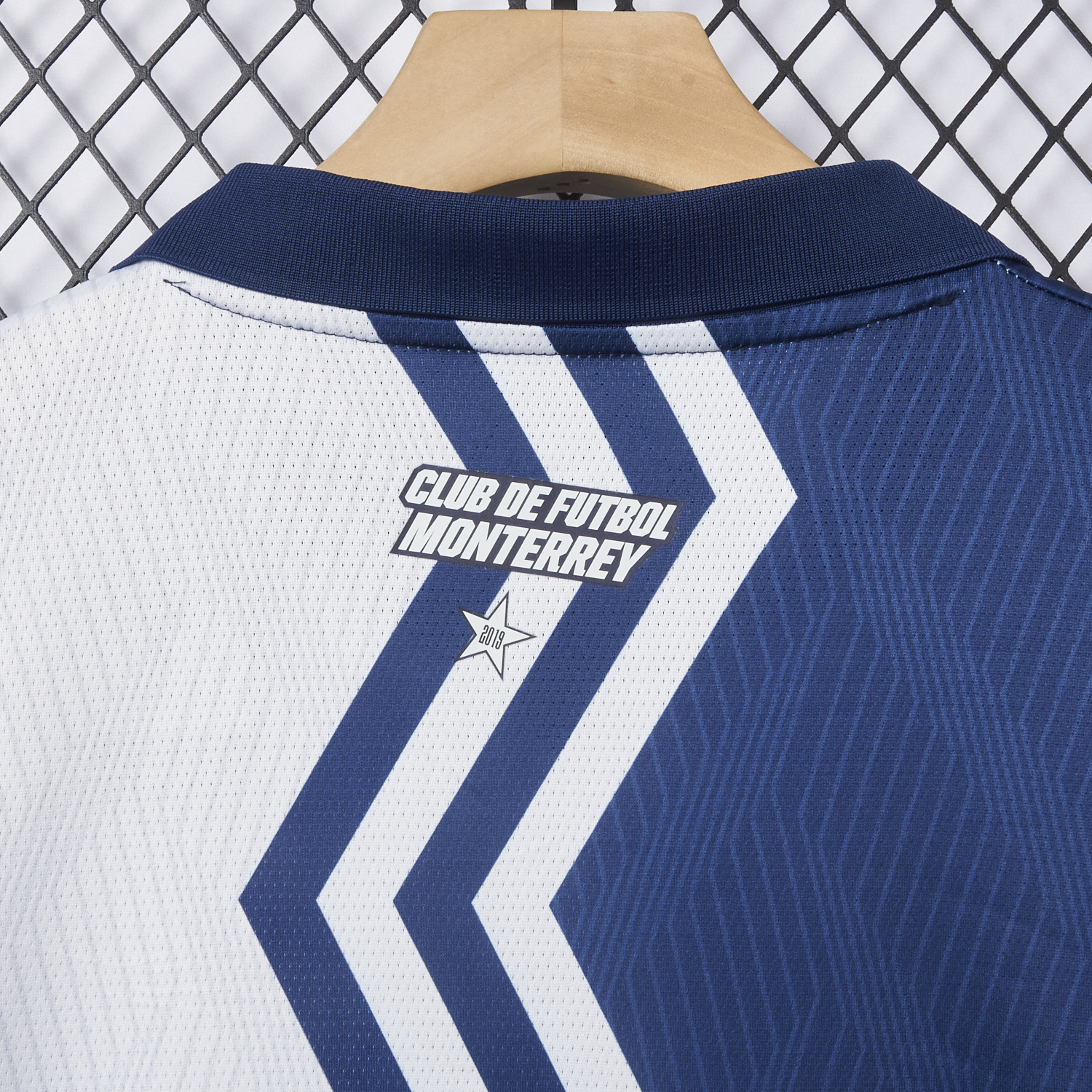 AlphaJersey-Rayados Monterrey 25-26 Blue And White Half Special Jersey - Fans Version