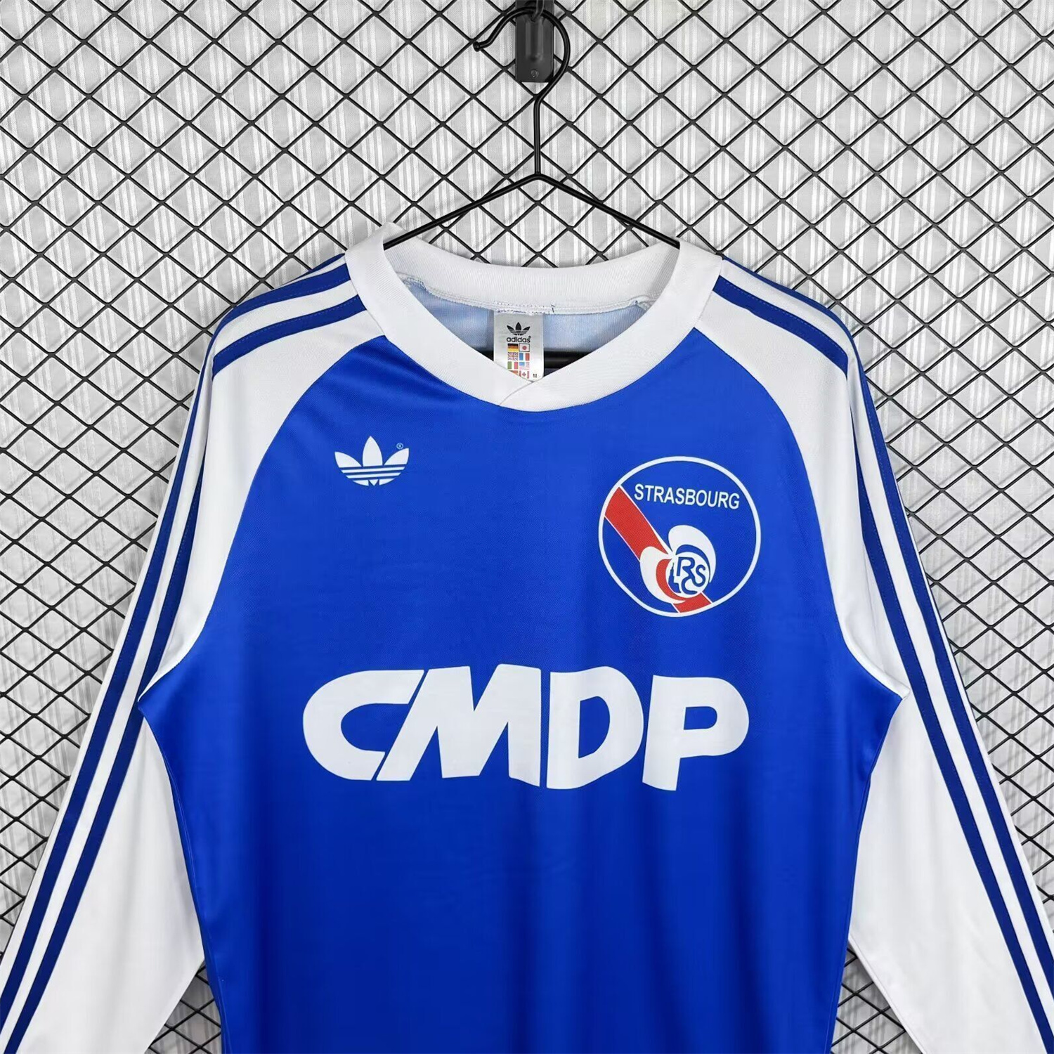 AlphaJersey-Retro Strasbourg 1978-79 Home Long Sleeves Jersey