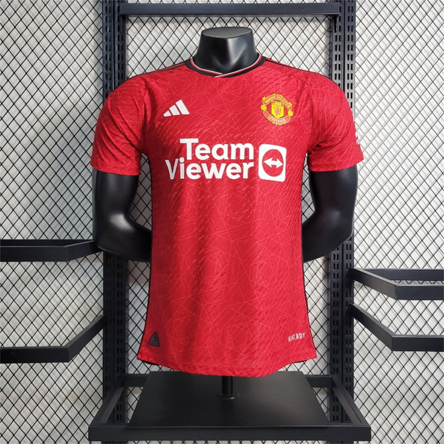 AlphaJersey-Retro Manchester United 2023-24 Home Red Jersey - Player Version