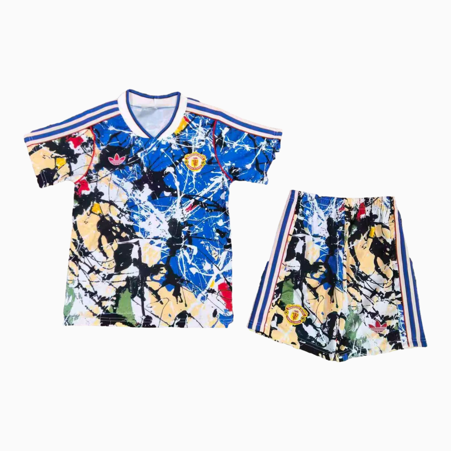AlphaJersey-Manchester United 25-26 Stone Roses Special Kids Kit