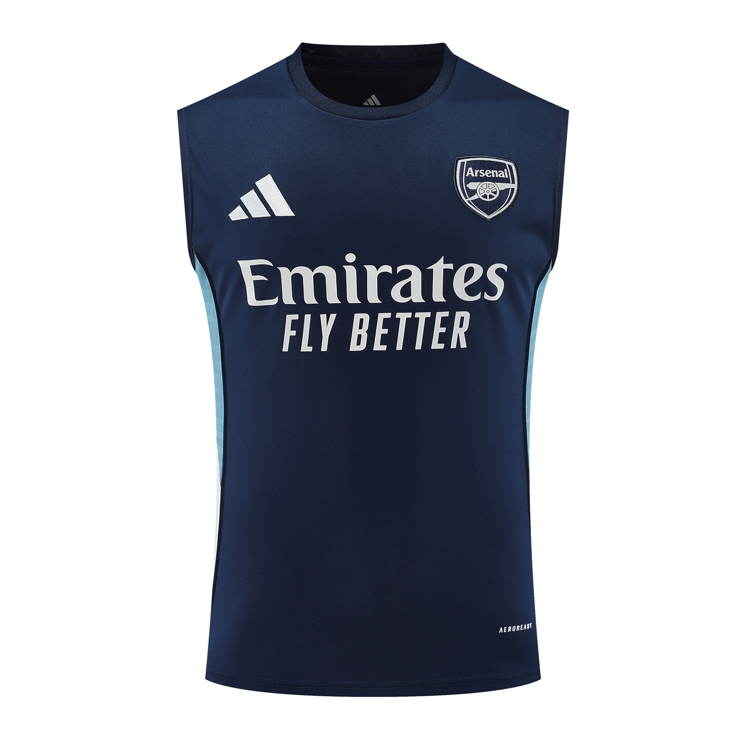 AlphaJersey-Arsenal 25-26 Vest Training Set - Deep Blue Vest and Shorts