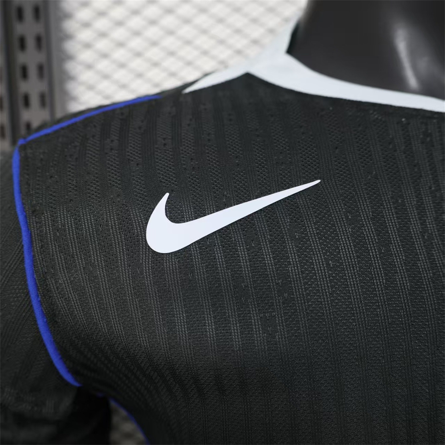 AlphaJersey-C.H.E.L.S.E.A 25-26 Third Long Unsponsored Black Jersey - Player Version