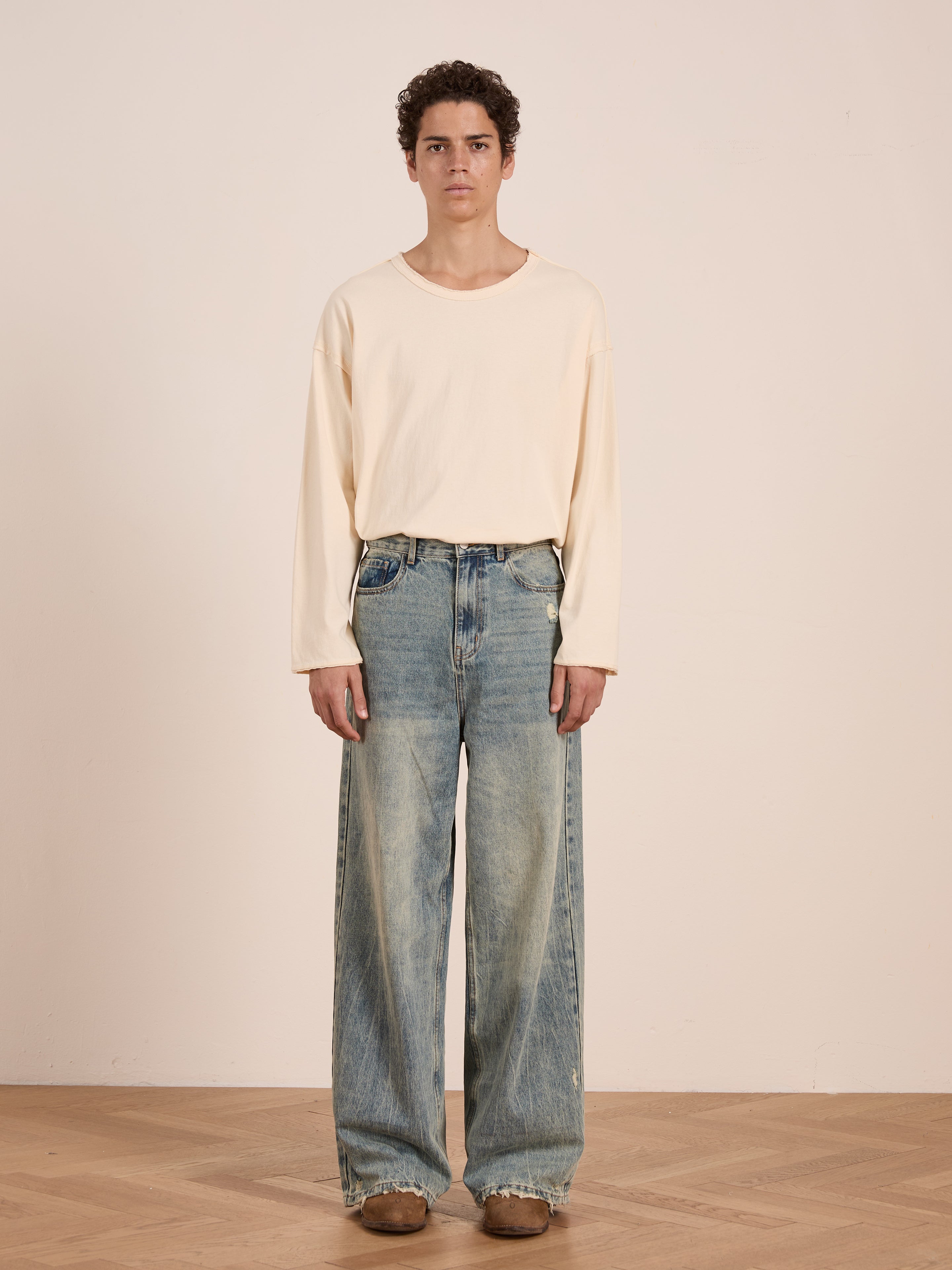 Reversed LS Tee | Modern Menswear by yycbvcnbmmnbm