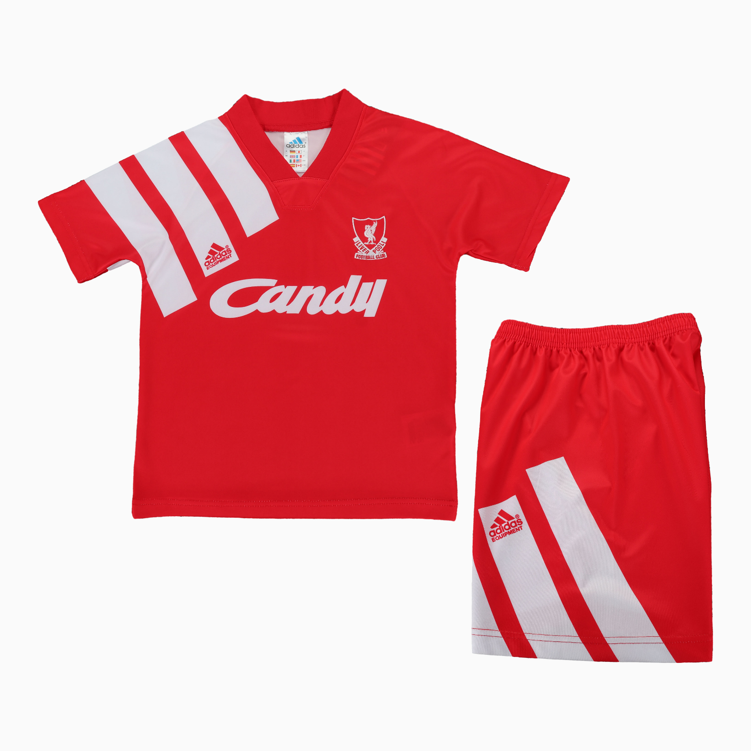 AlphaJersey-Retro Liver.pool 1991-92 Home Kids Kit