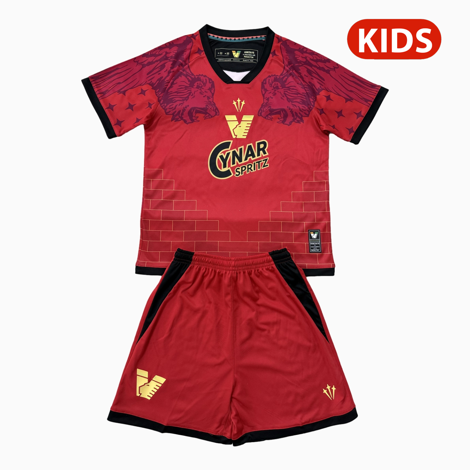 AlphaJersey-Venezia FC 25-26 Fourth Kids Kit