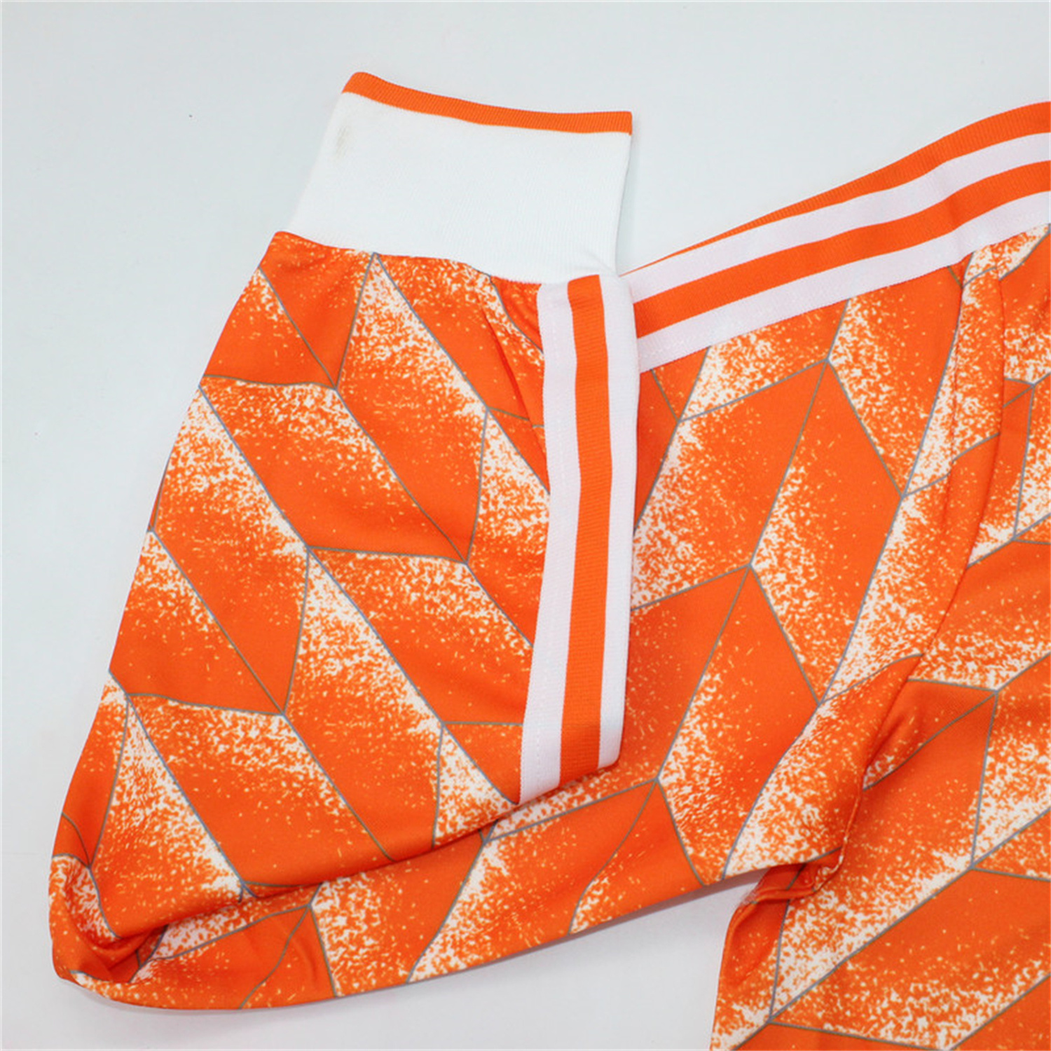 AlphaJersey-Retro Netherlands 1988 Home Long Sleeves Jersey