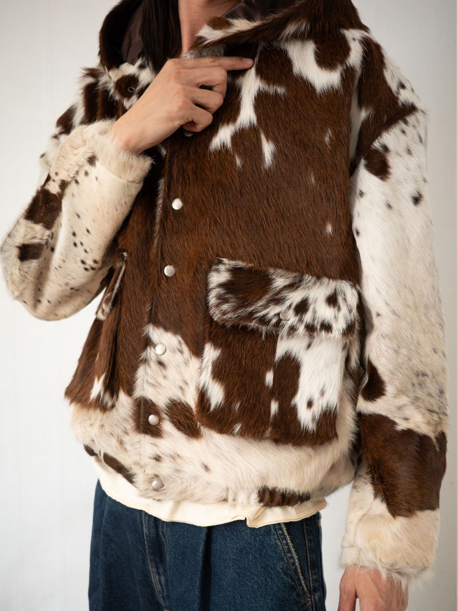 Cowhide Drover Hoodie | Modern Menswear by yycbvcnbmmnbm