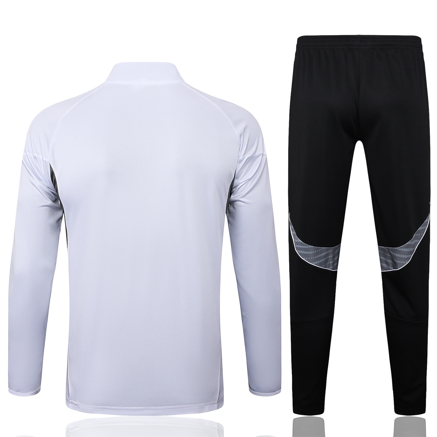 AlphaJersey-INT M.A.M 25-26 Long Sleeves Training Set - White Top & Black Pants