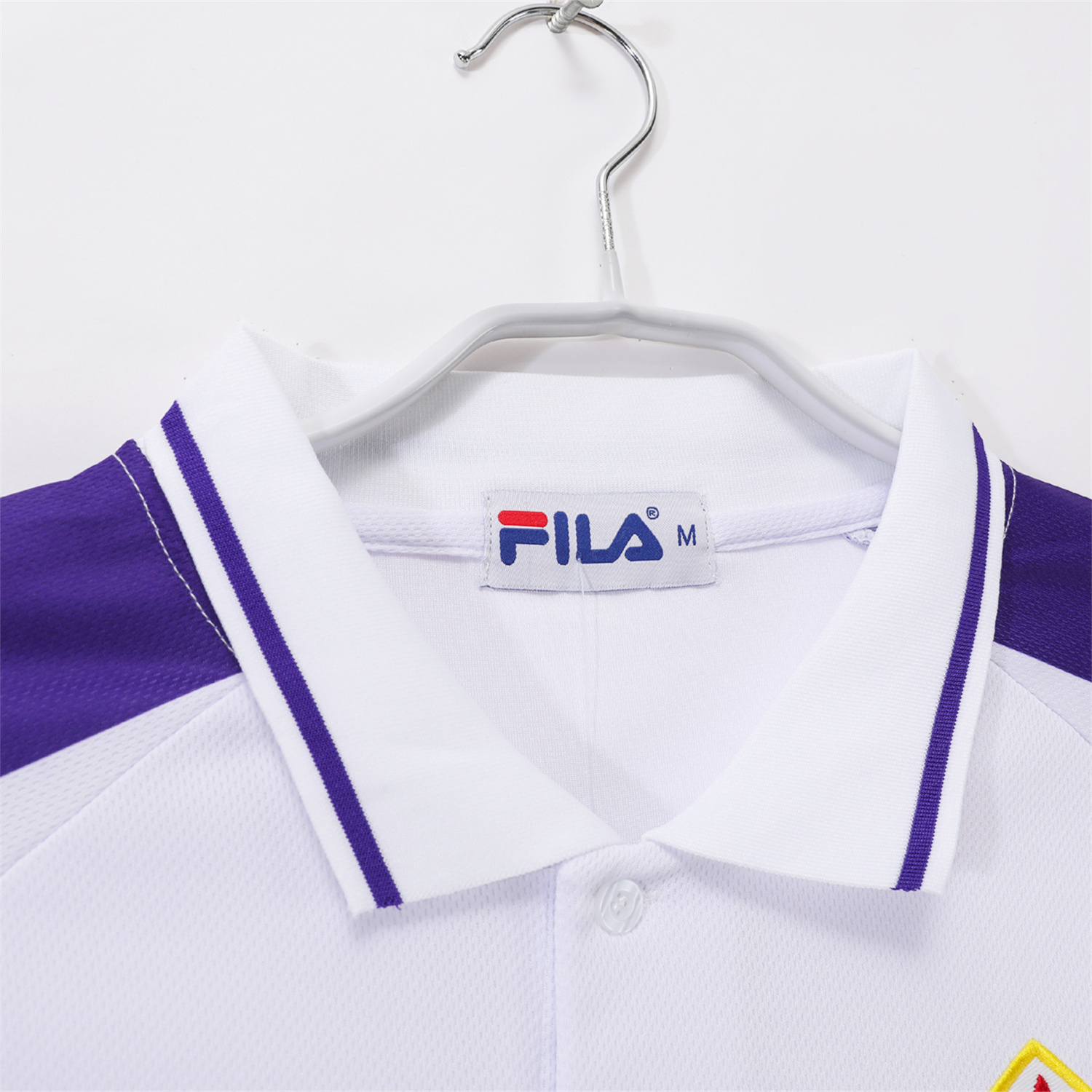 AlphaJersey-Retro Fiorentina 1998-99 Away White Jersey