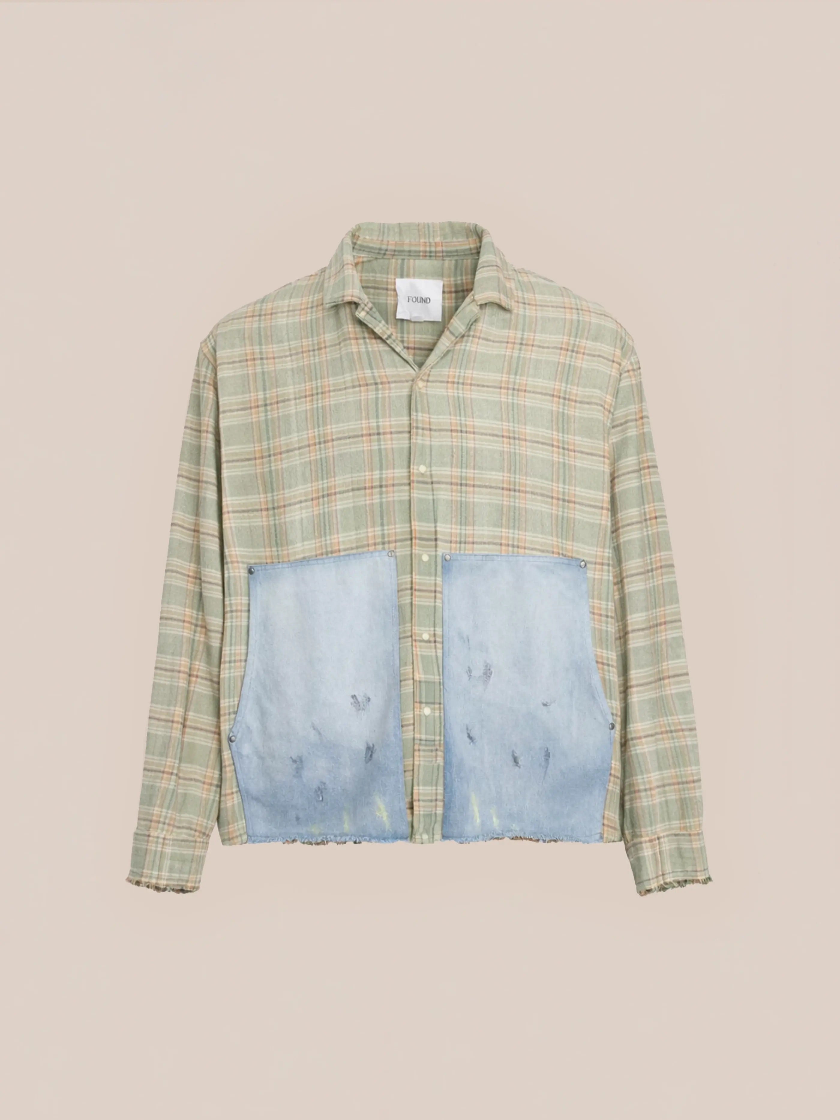 Plaid Denim Shirt | Modern Menswear by yycbvcnbmmnbm