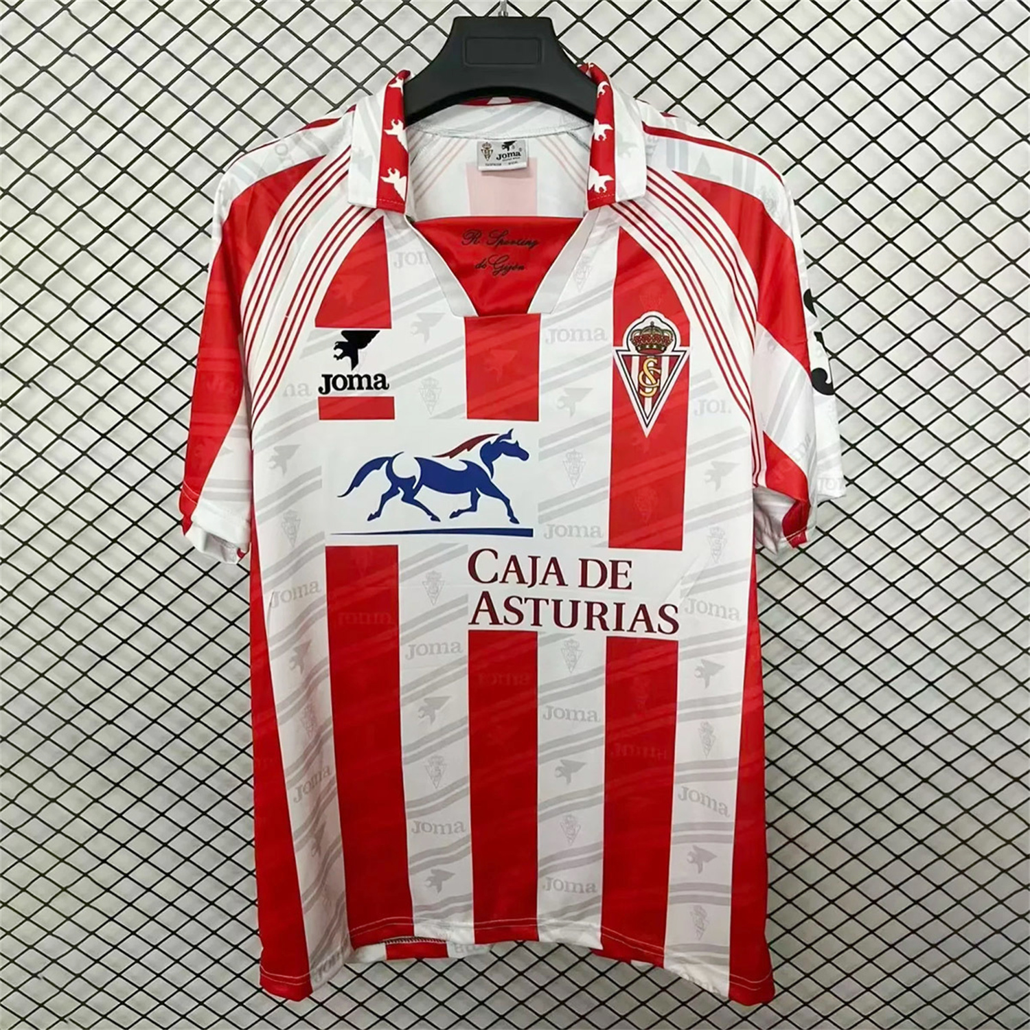 AlphaJersey-Retro Sporting de Gijon 1995-96 Home Jersey