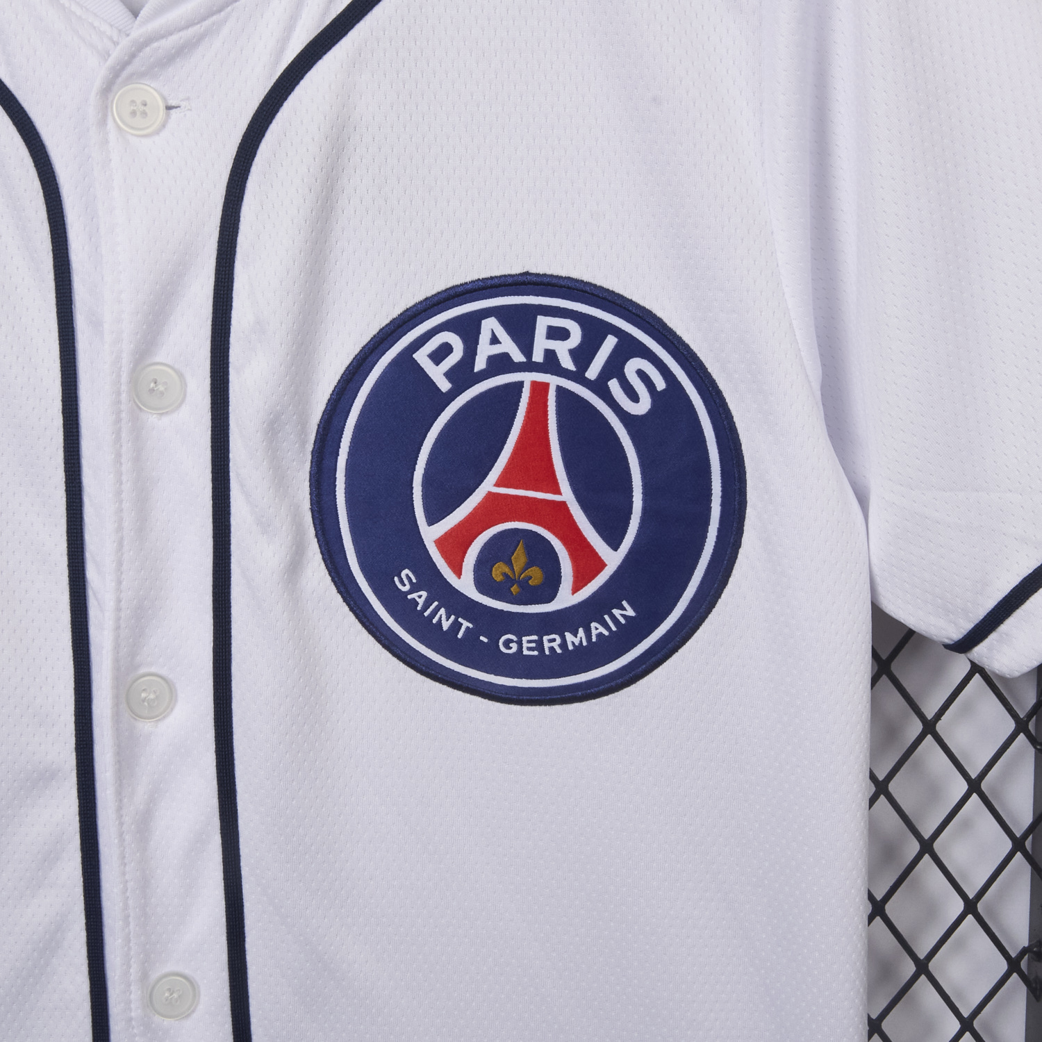 AlphaJersey-Paris Saint-Germain PSG 25-26 White Limited Baseball Jersey