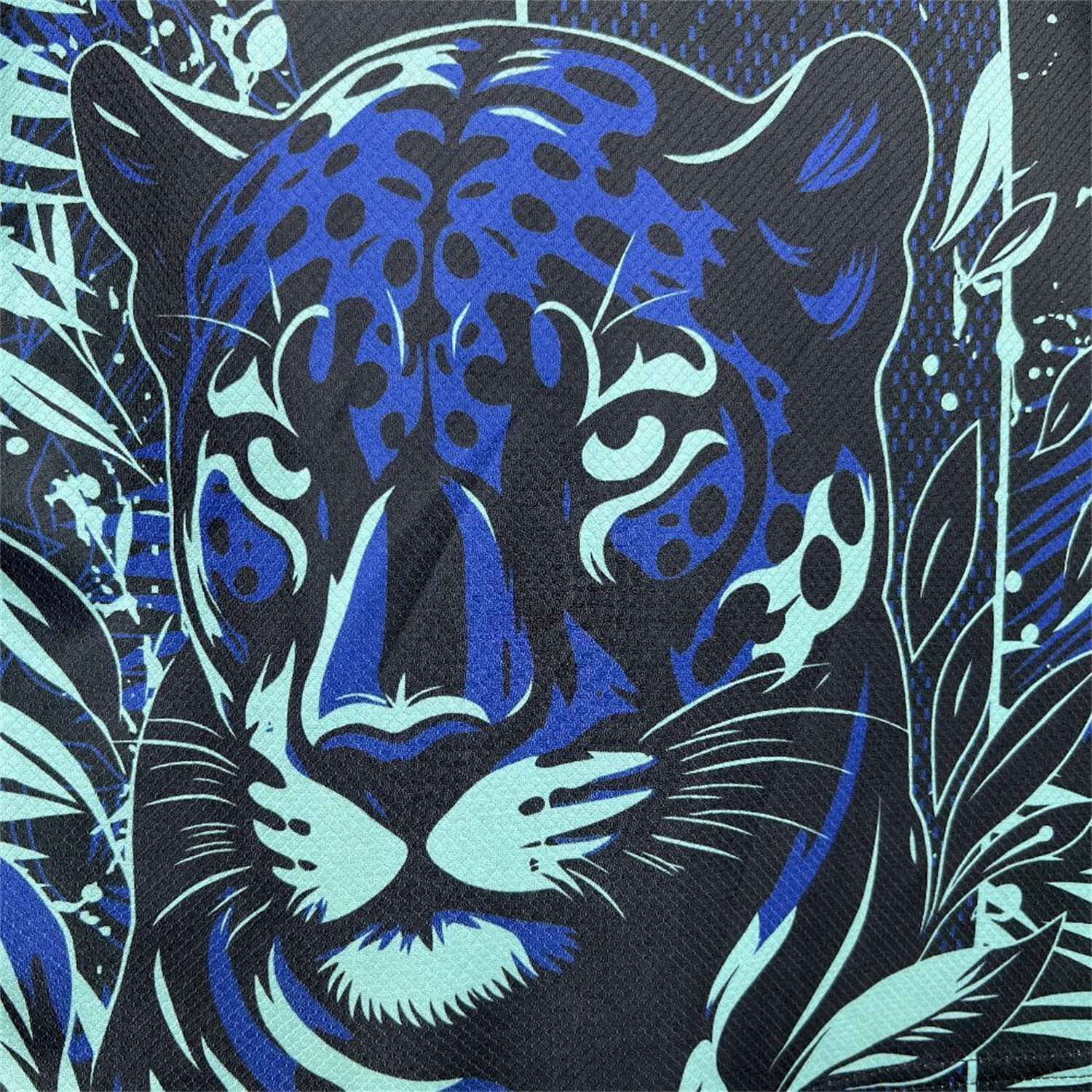 AlphaJersey-Brazil 2026 Blue Leopard Special Jersey - Fans Version