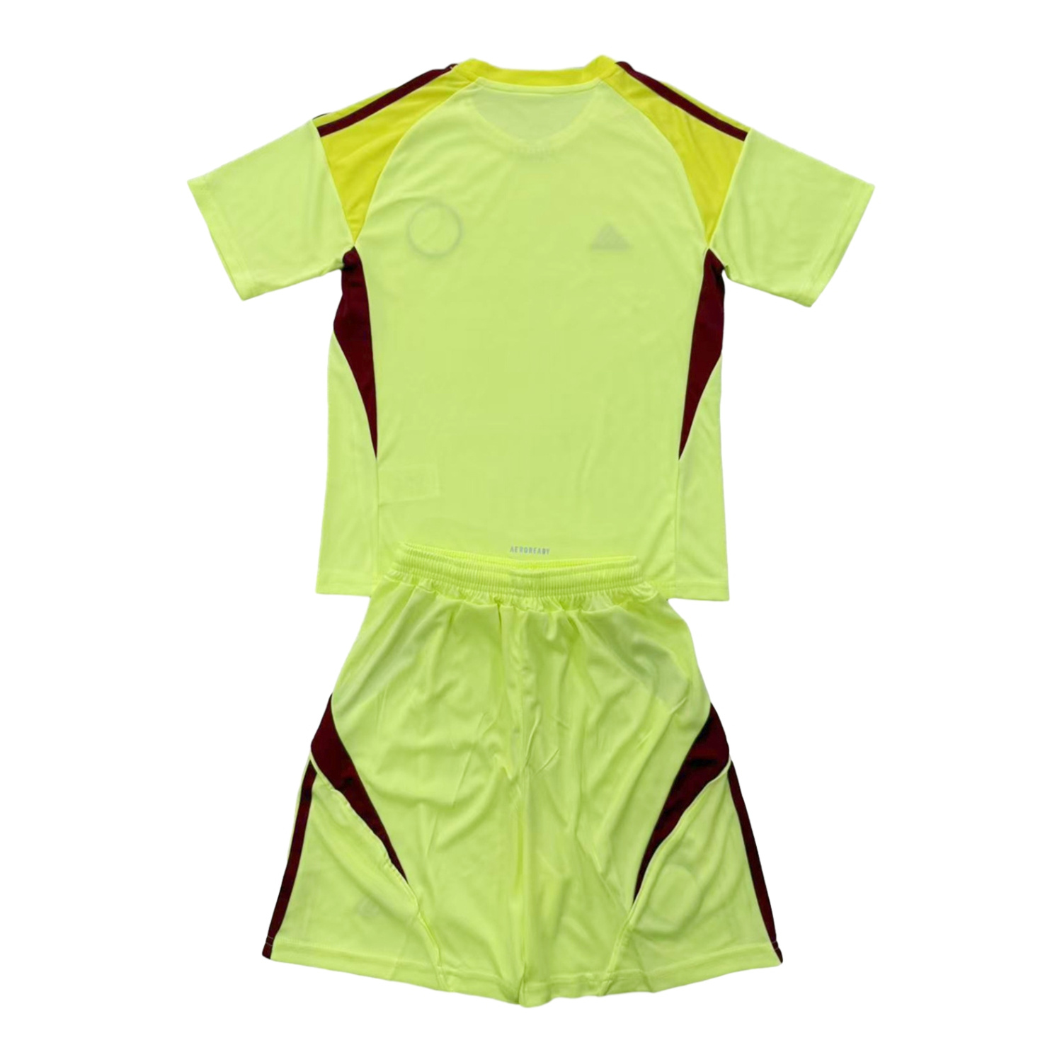 AlphaJersey-Celtic 25-26 Light Yellow Goalkeeper Men's Adult Jersey Set - Fans Version
