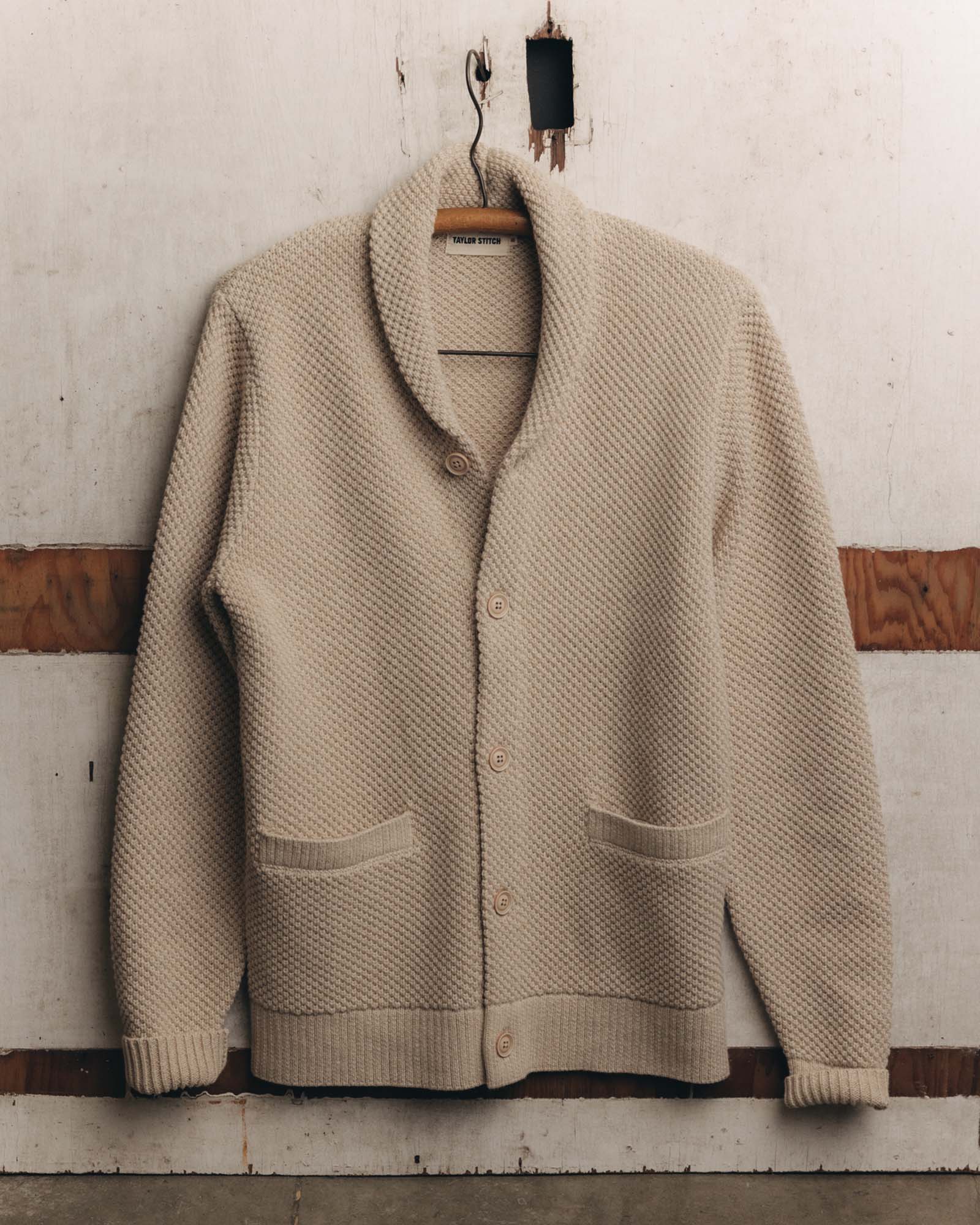 The Crawford Sweater in Marled Natural | Modern Menswear by yycbvcnbmmnbm