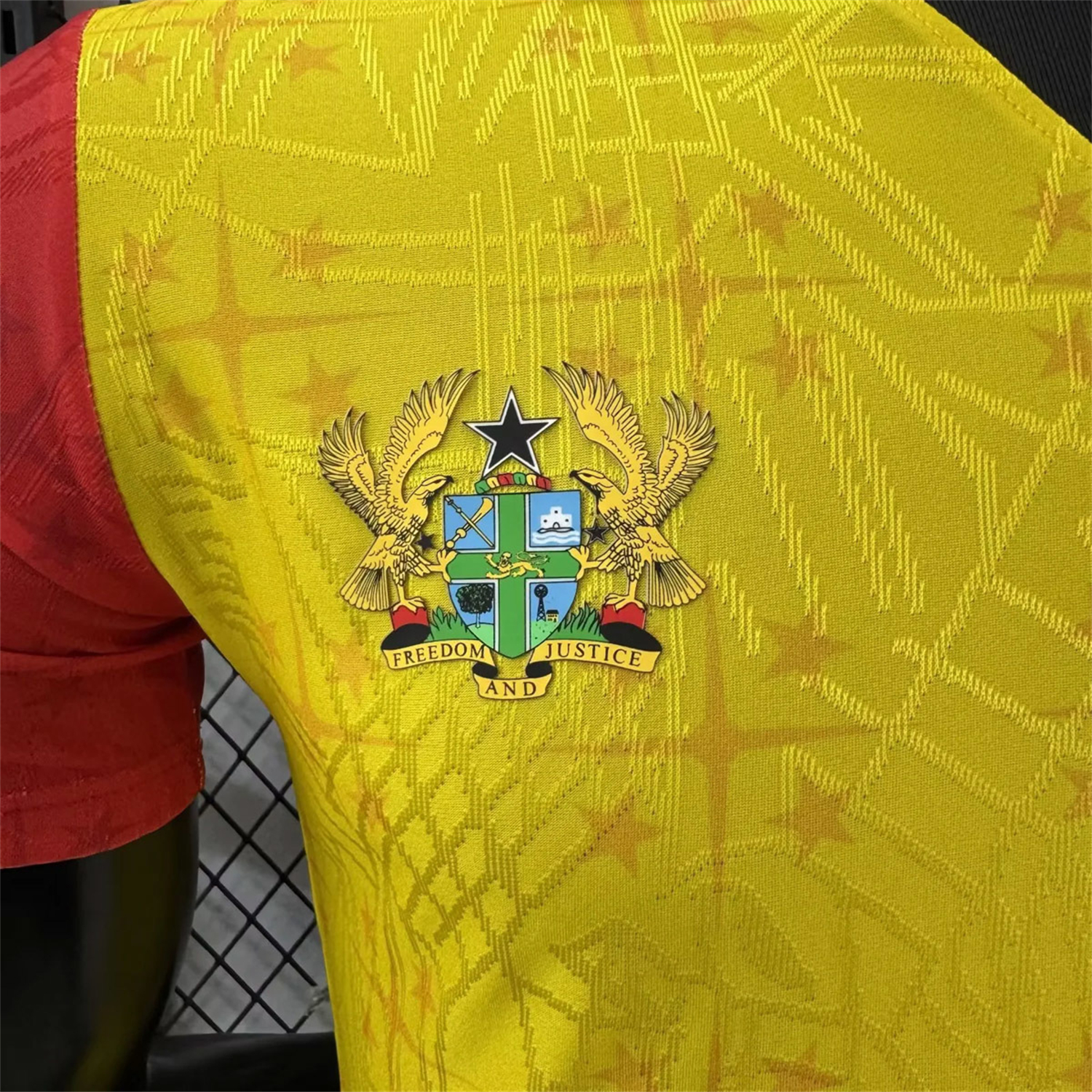 AlphaJersey-Ghana 2026 Coat Of Arms Yellow Special Jersey - Player Version