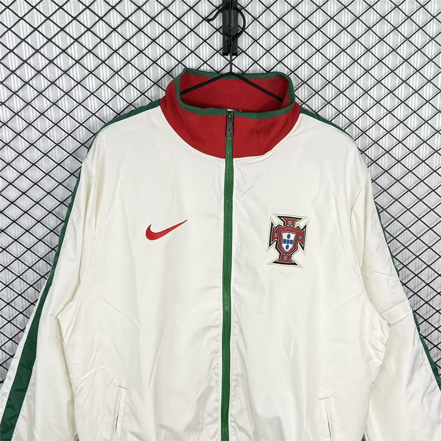 AlphaJersey-Retro Portugal 2010 White Windbreaker