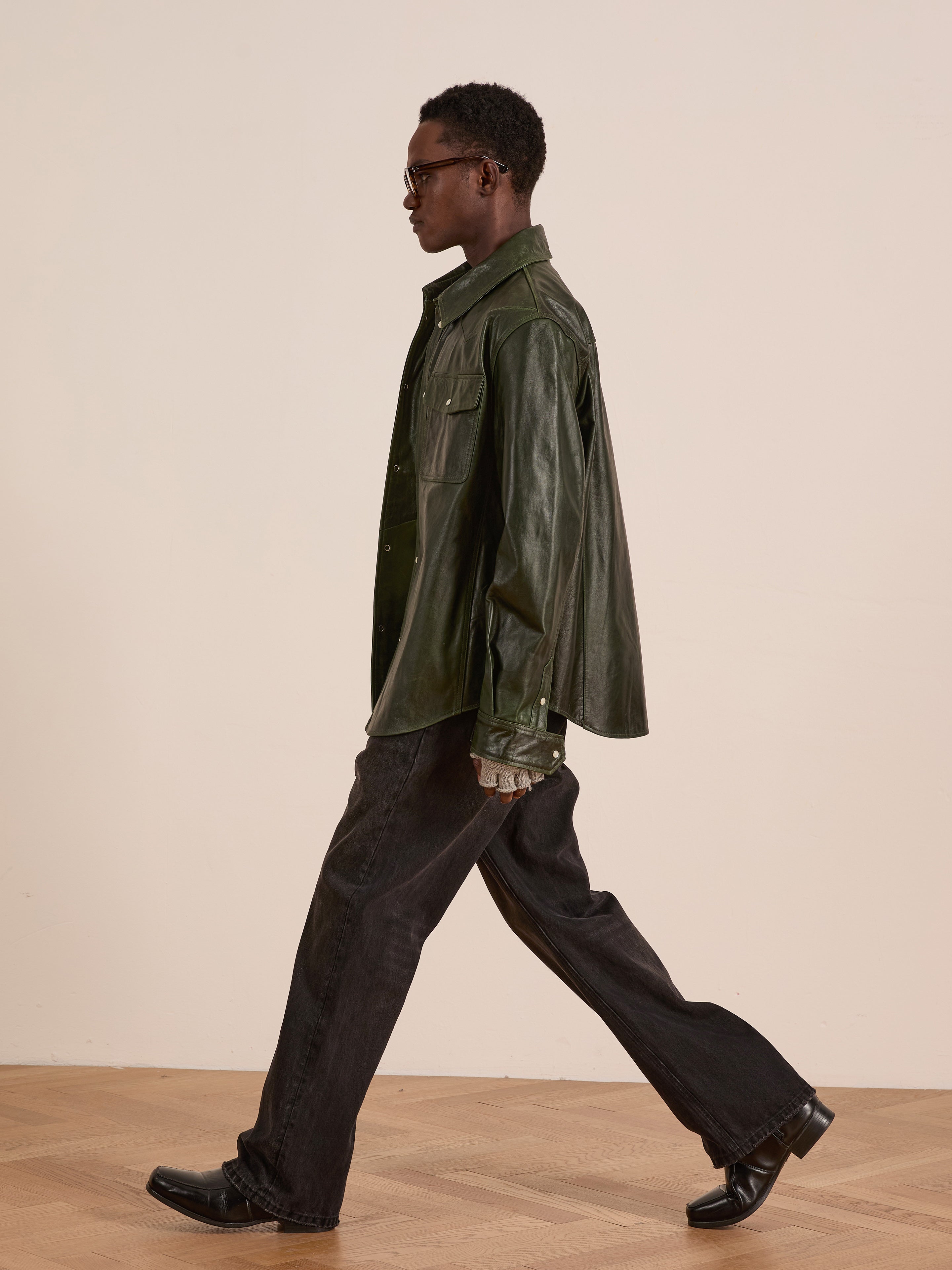 Forest Leather Western Shirt | Modern Menswear by yycbvcnbmmnbm