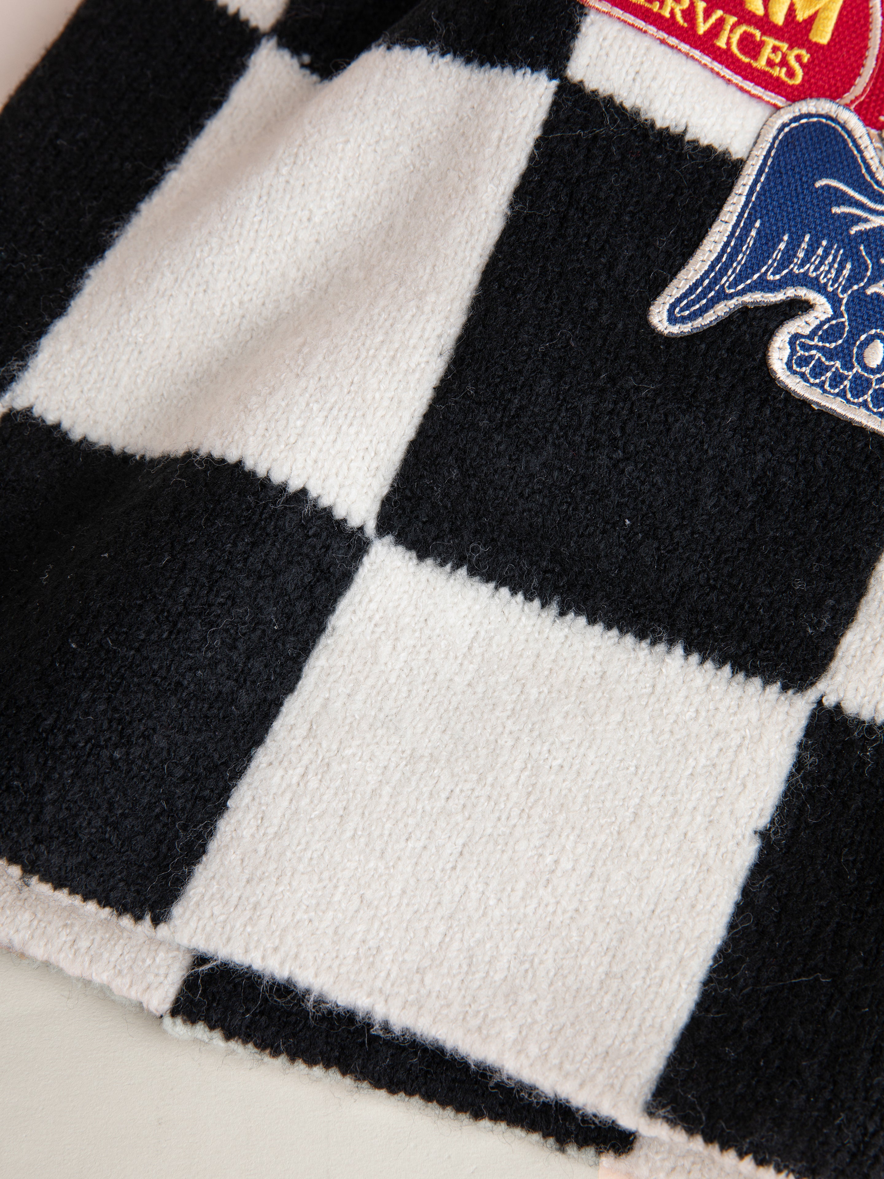 Check Multi Patch Beanie | Modern Menswear by yycbvcnbmmnbm