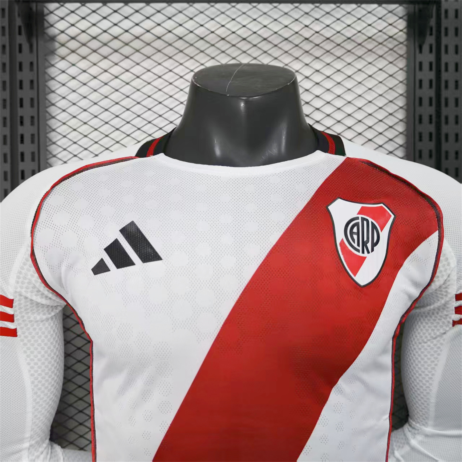 AlphaJersey-River Plate 25-26 Home Unsponsored Long Sleeves Jersey - Player Version
