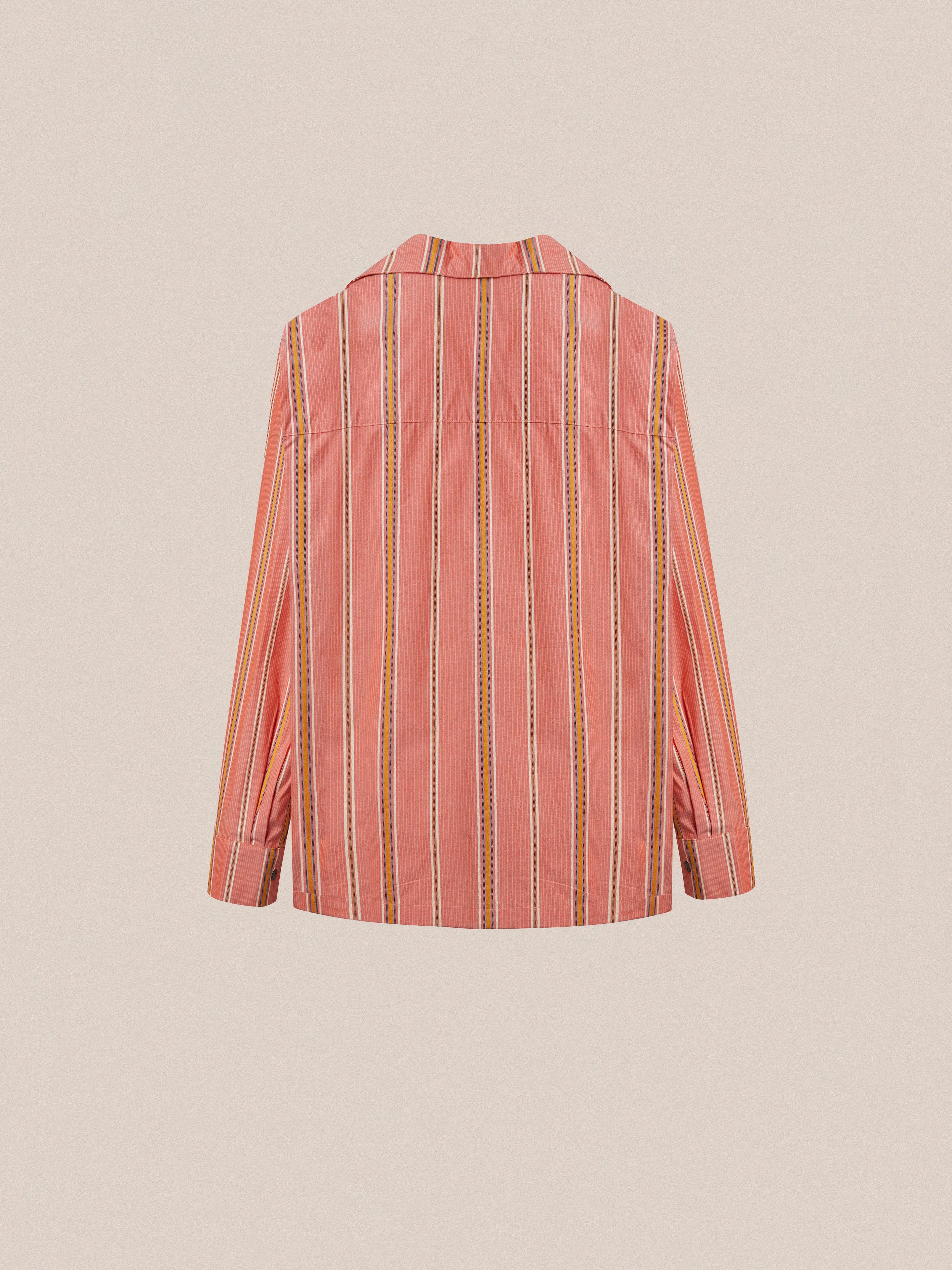 Stripe Citrus LS Camp Shirt | Modern Menswear by yycbvcnbmmnbm