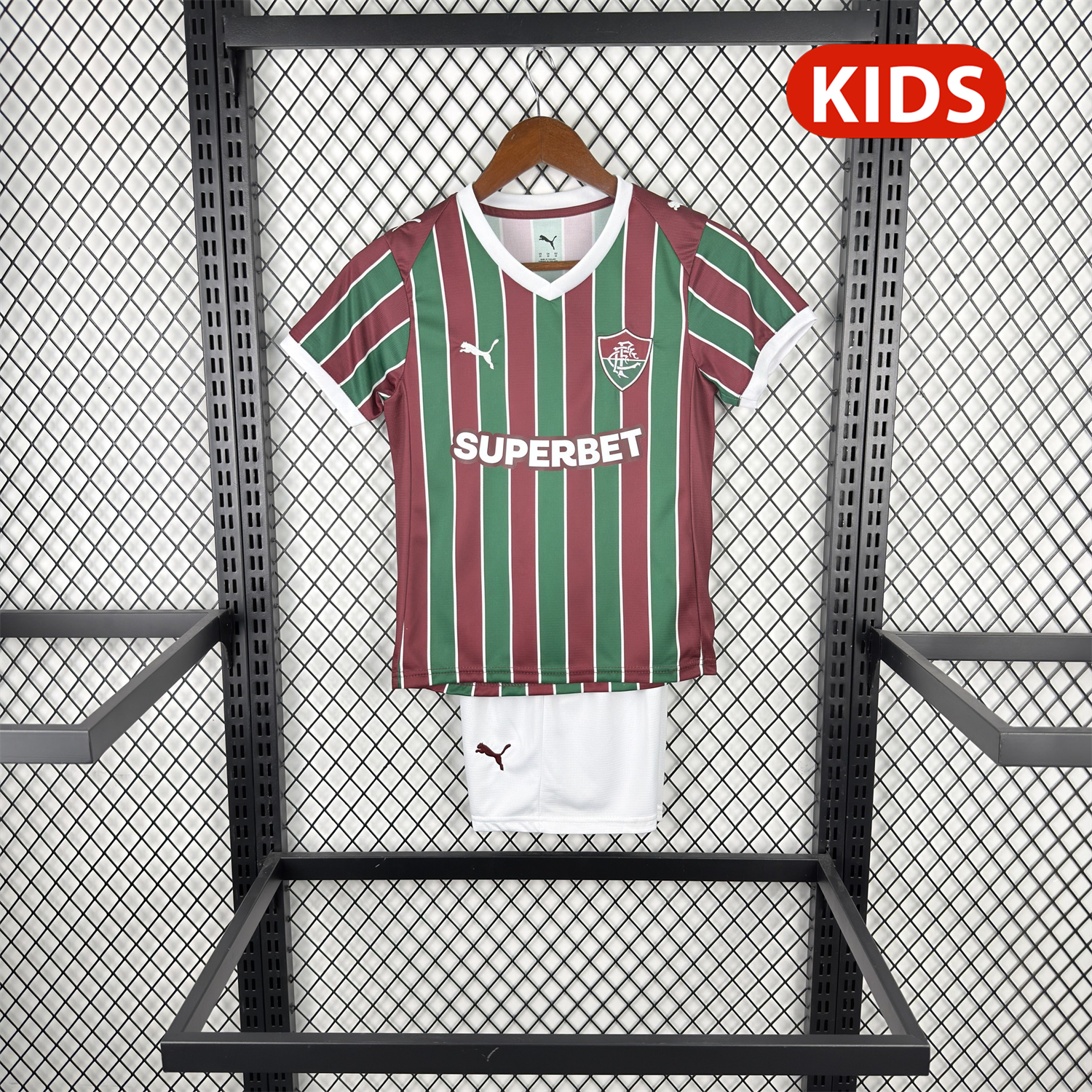 AlphaJersey-Fluminense 26-27 Home Kids Kit
