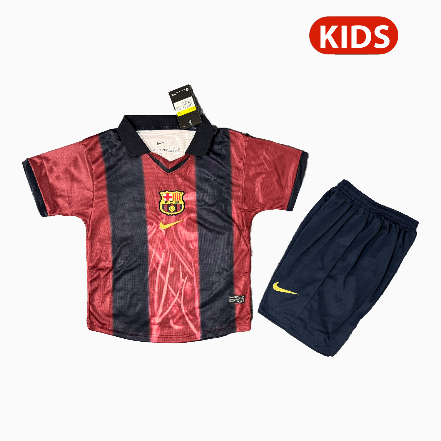 AlphaJersey-Barcelona 25-26 Retro Style Ghost Special Kids Kit