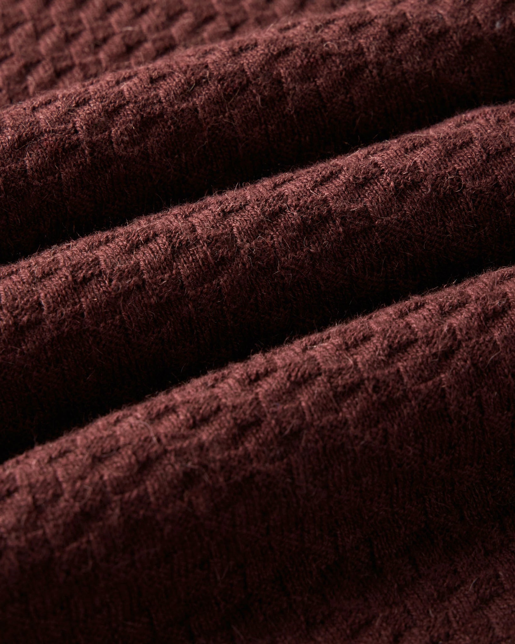 The Arlo Sweater Polo in Burgundy Texture Knit | Modern Menswear by yycbvcnbmmnbm