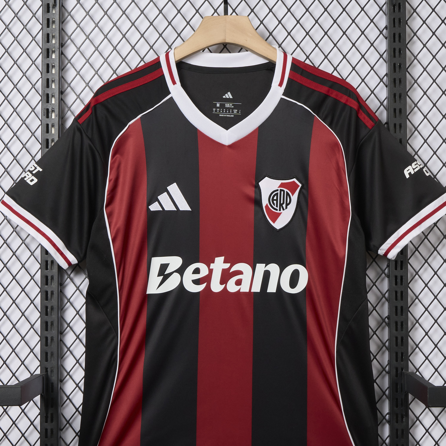 AlphaJersey-River Plate 25-26 Away Jersey With Chest Sponsor - Fans Version
