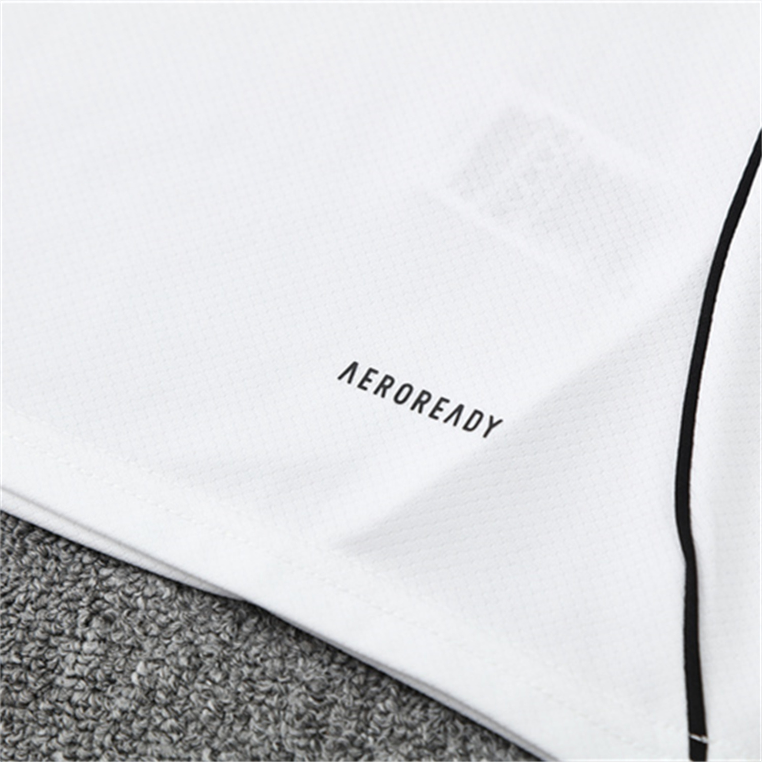 AlphaJersey-INT M.A.M 25-26 Short-Sleeve Training Set - White Top and Black Shorts