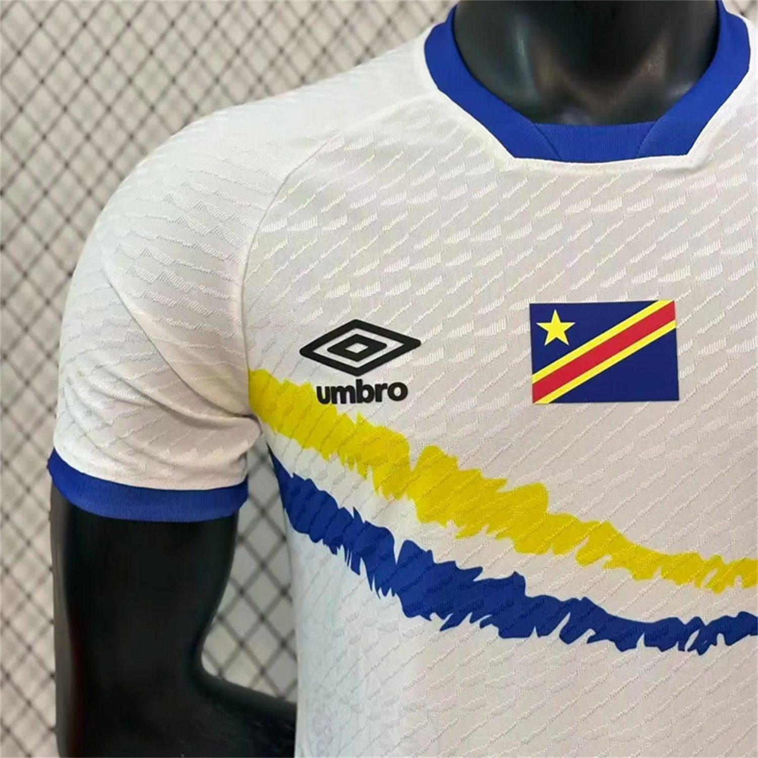 AlphaJersey-Retro Congo 2023 Away White Jersey - Player Version