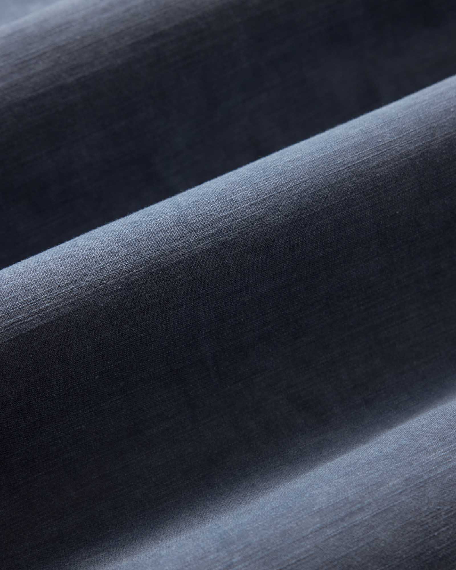 The Short Sleeve Surplus Shirt in Navy Reverse Sateen | Modern Menswear by yycbvcnbmmnbm